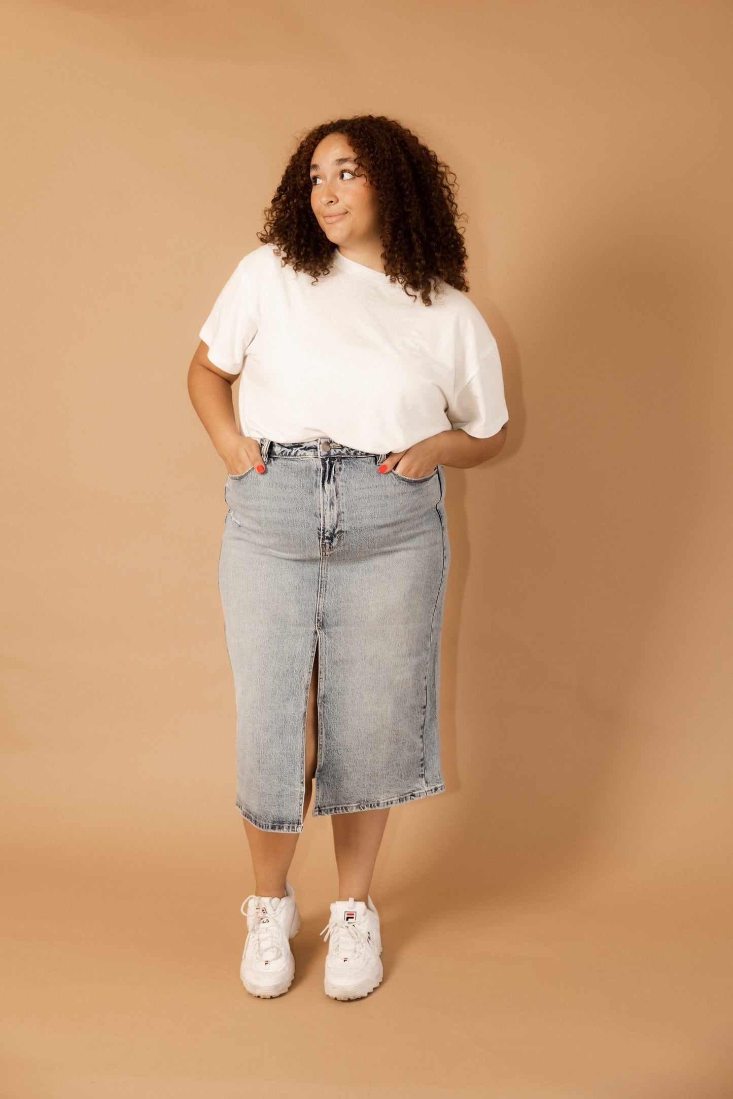 THE MADELYN DENIM - SKIRT