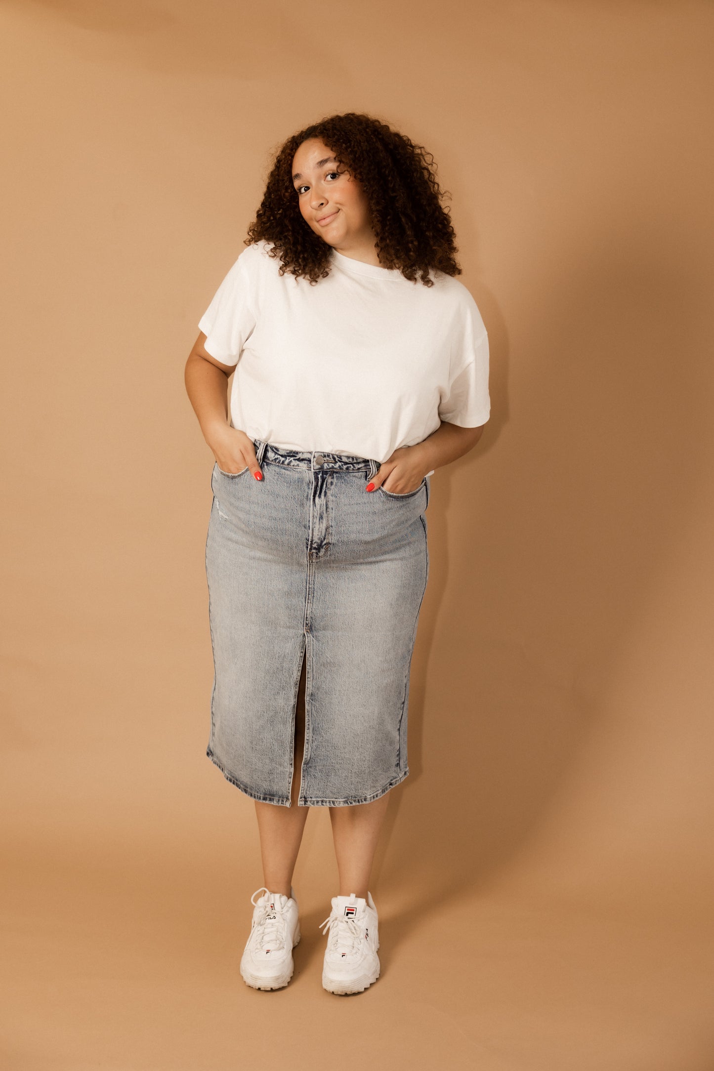 THE MADELYN DENIM - SKIRT