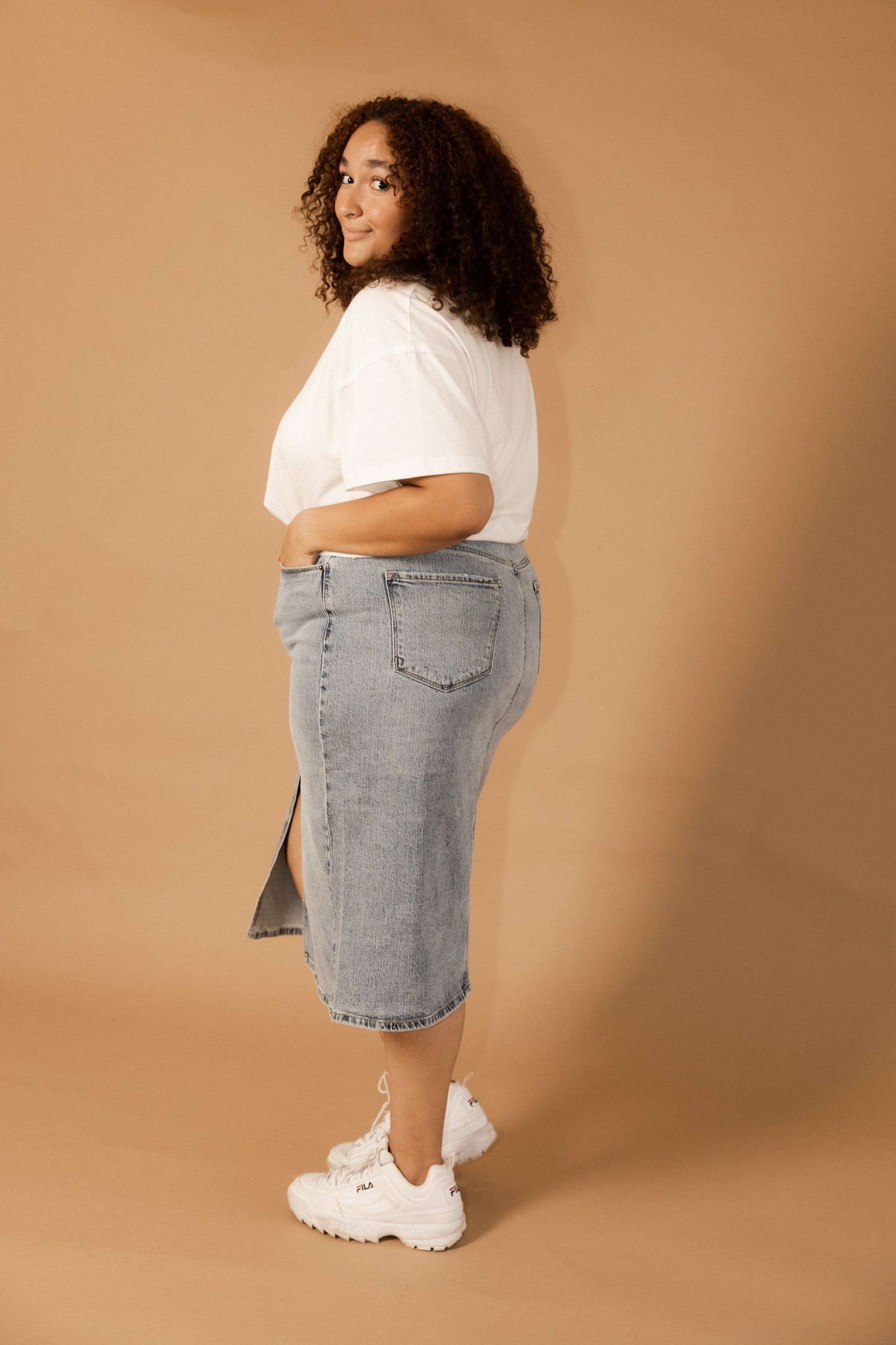 THE MADELYN DENIM - SKIRT