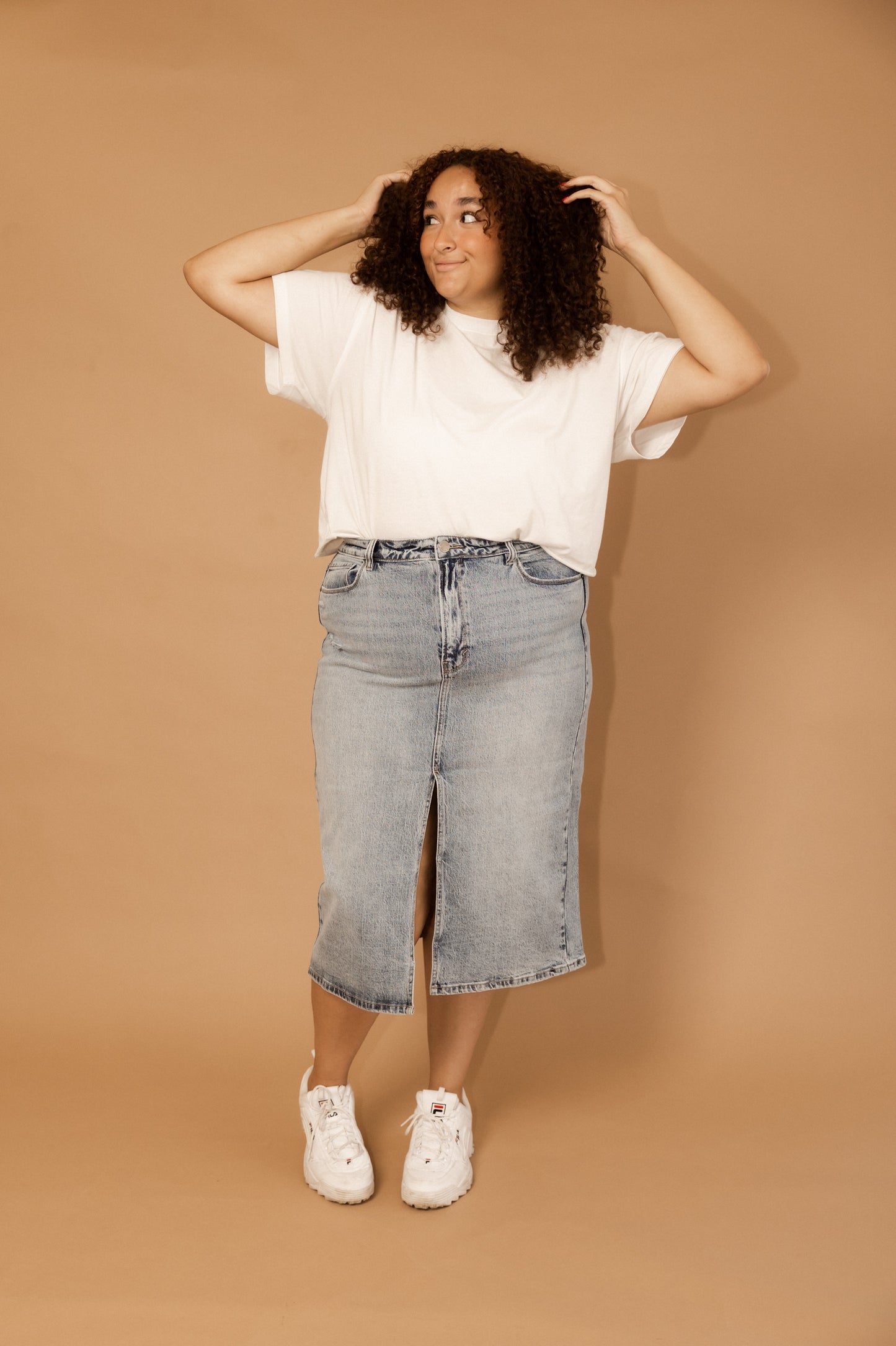 THE MADELYN DENIM - SKIRT