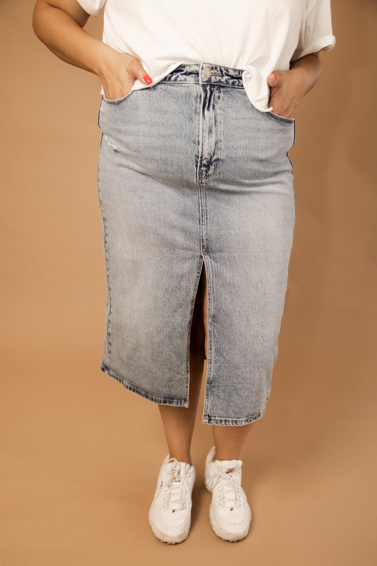 THE MADELYN DENIM - SKIRT