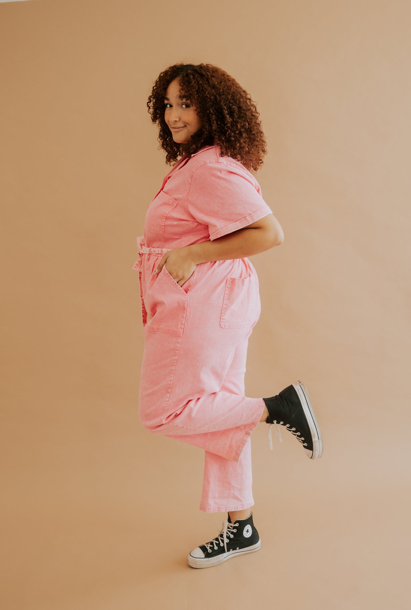 JOJO JUMPSUIT - TAFFY PINK