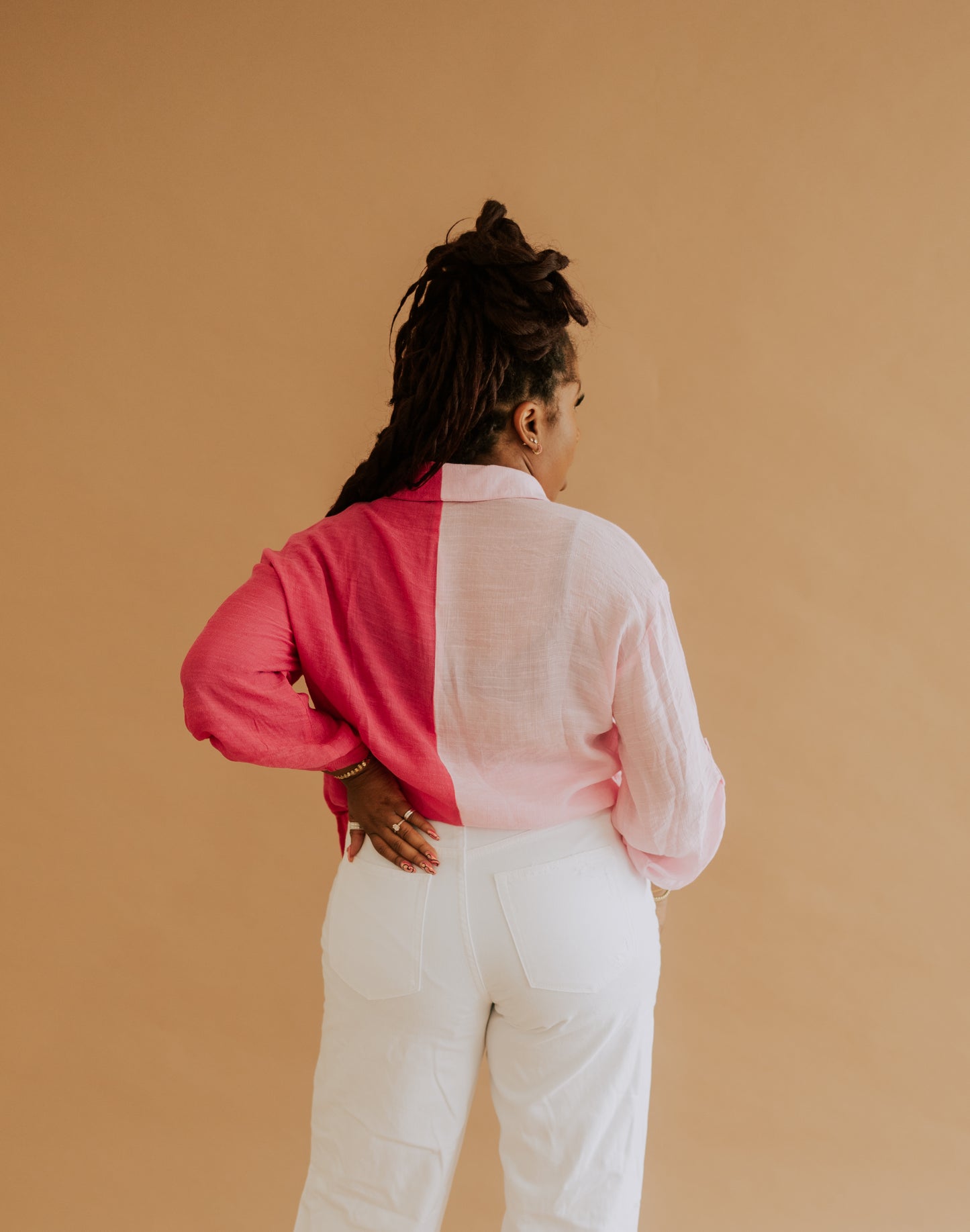 SPLIT PINK - TOP