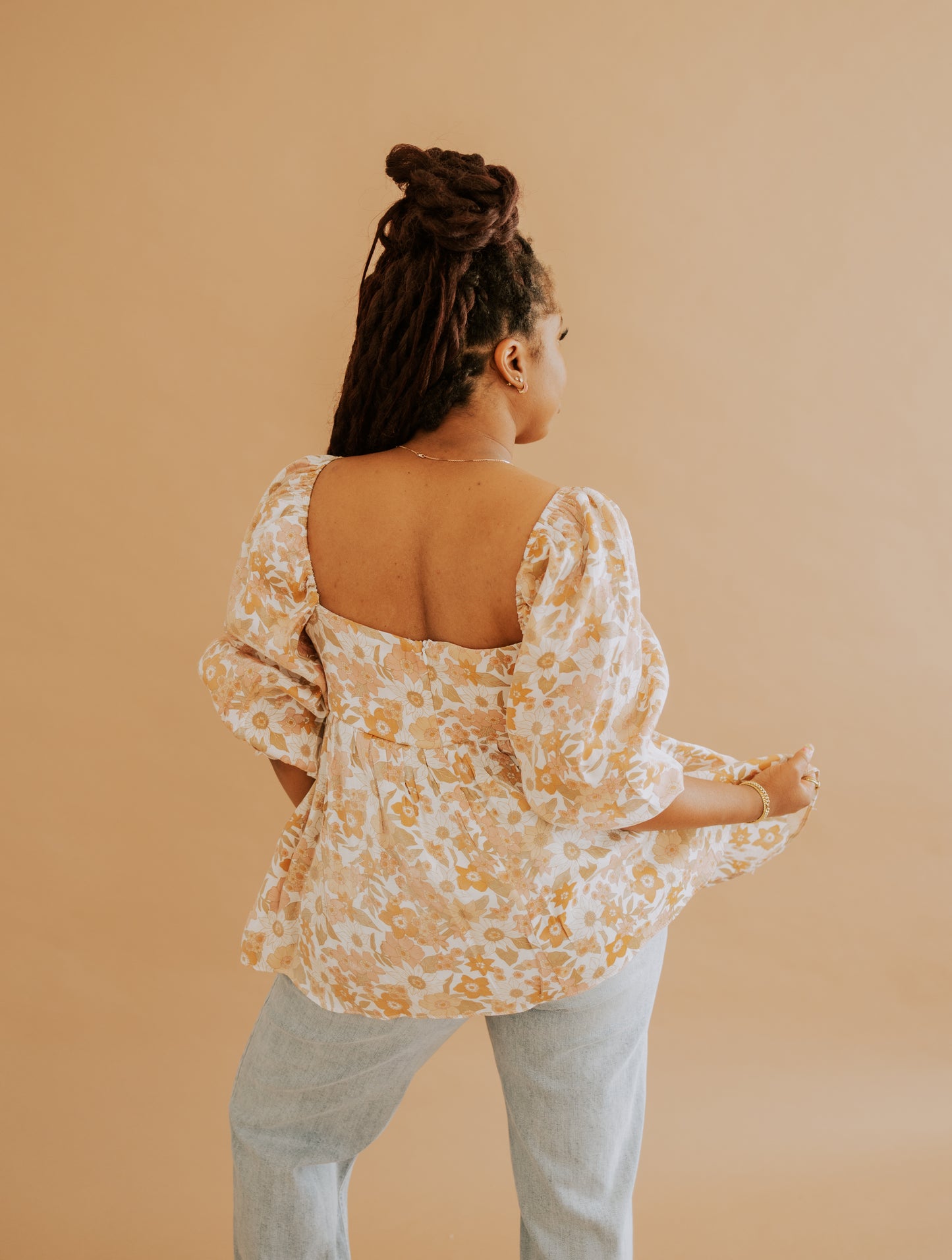 PEONY FOR YOUR THOUGHTS BLOUSE - FINAL SALE