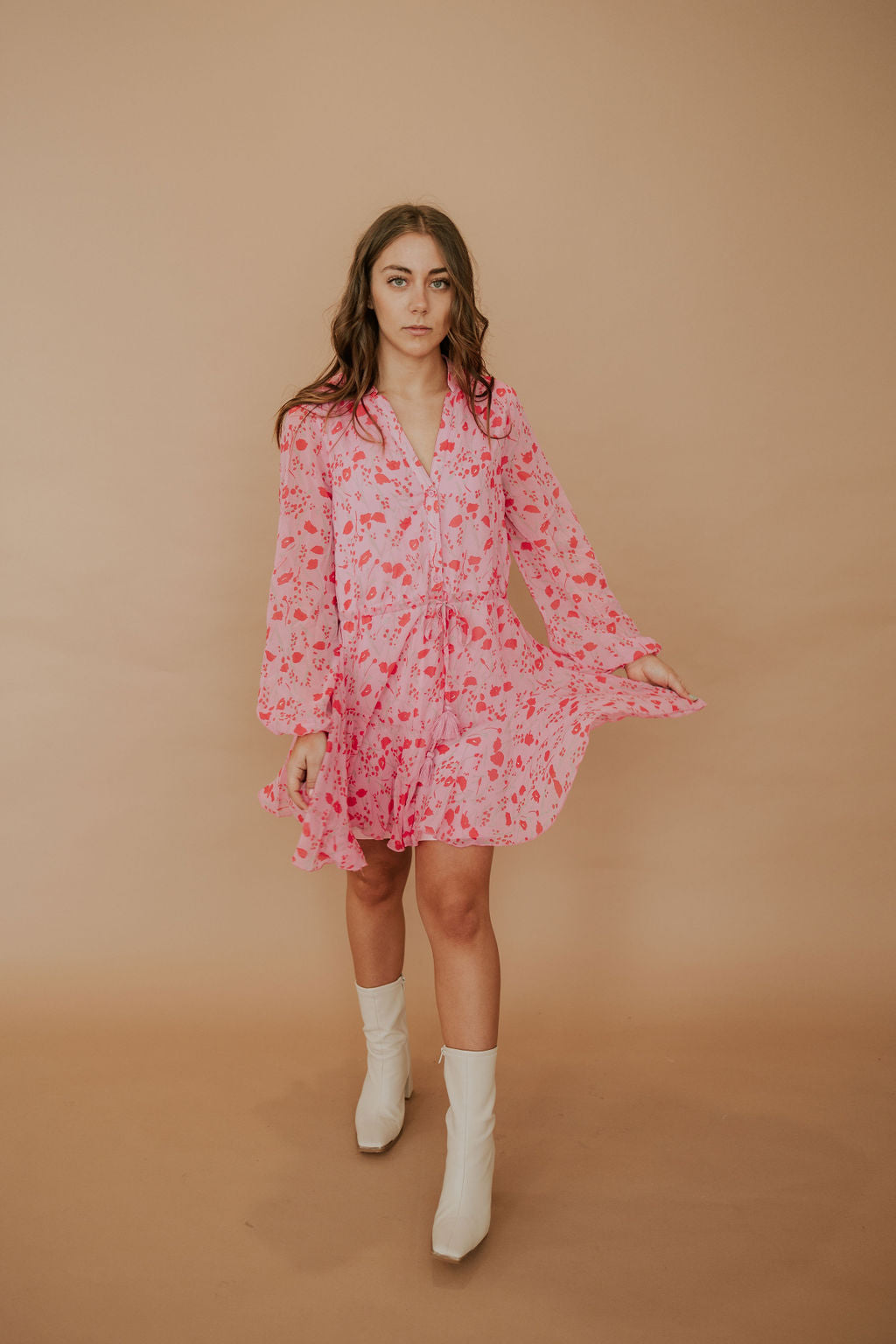 PRETTY IN PINK MINI DRESS