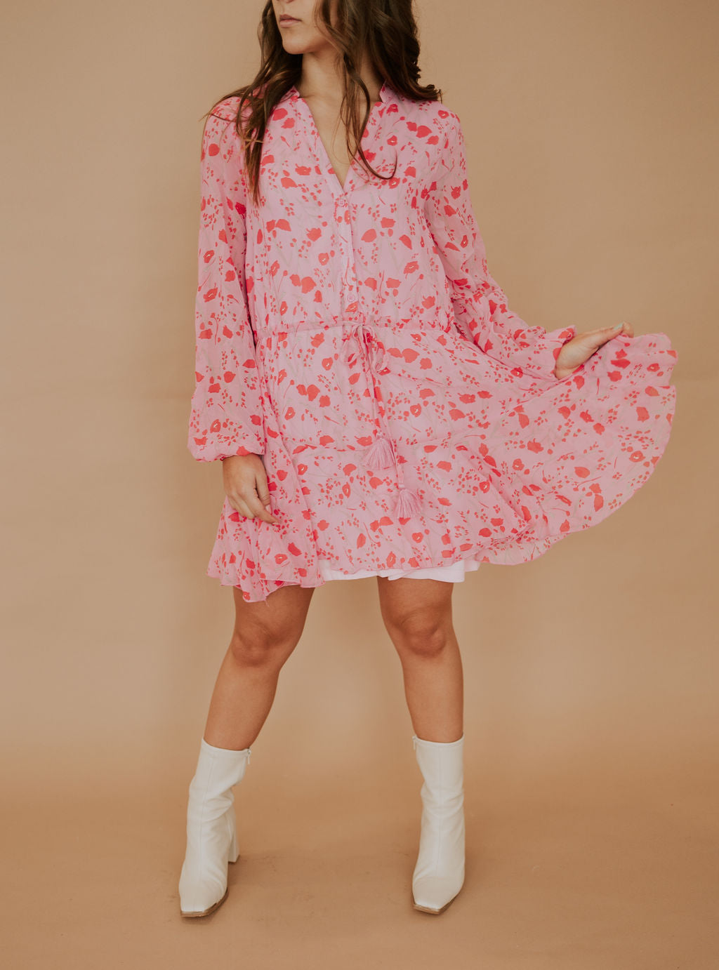 PRETTY IN PINK MINI DRESS