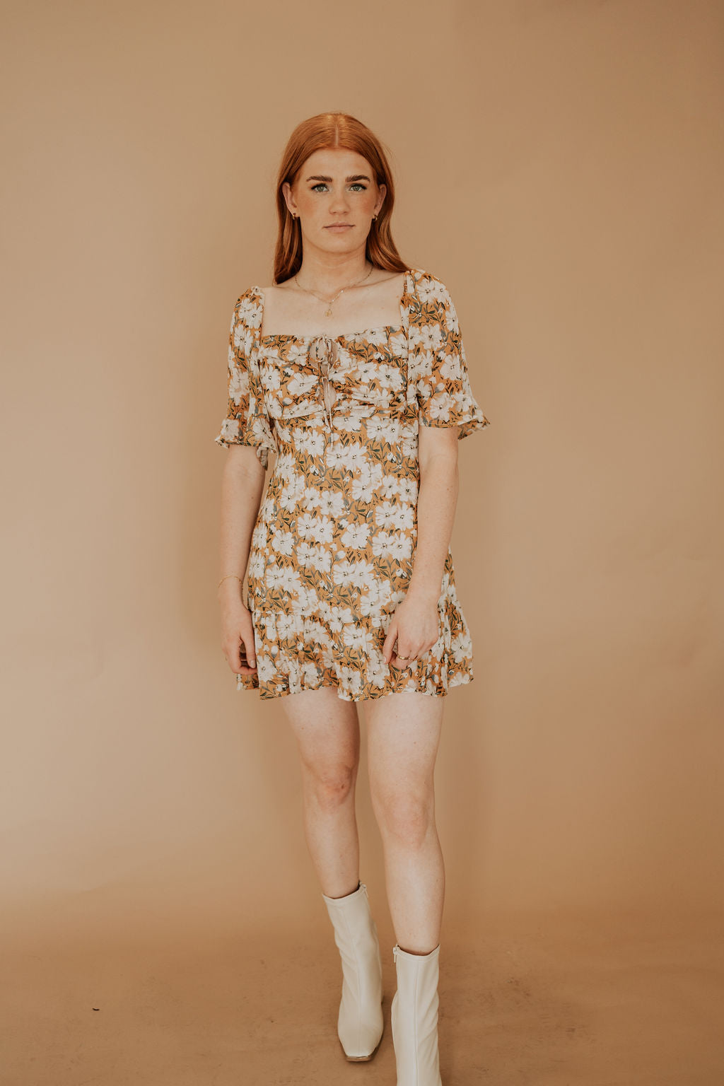 FEELIN DAISY MINI DRESS - FINAL SALE