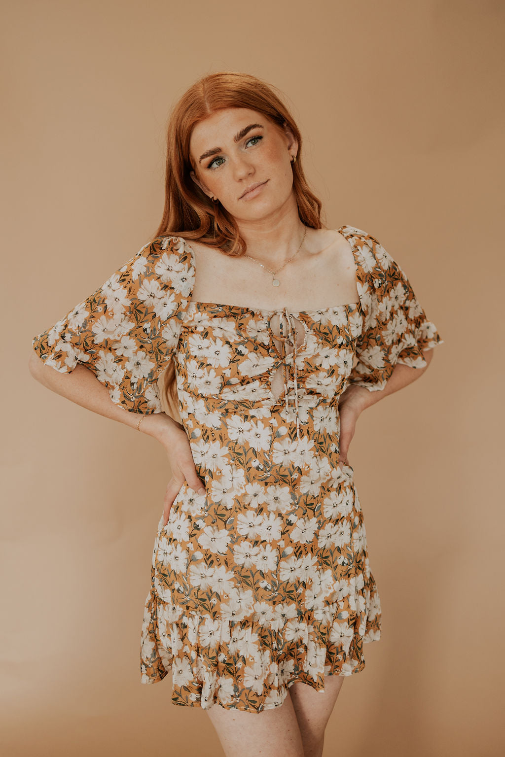 FEELIN DAISY MINI DRESS - FINAL SALE