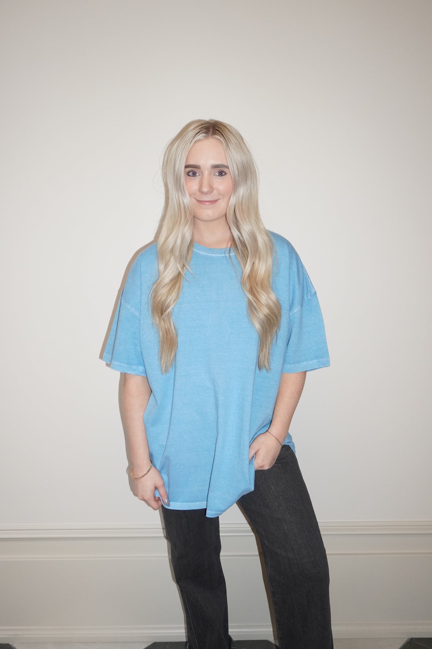 EVERYDAY TEE - ELECTRIC BLUE