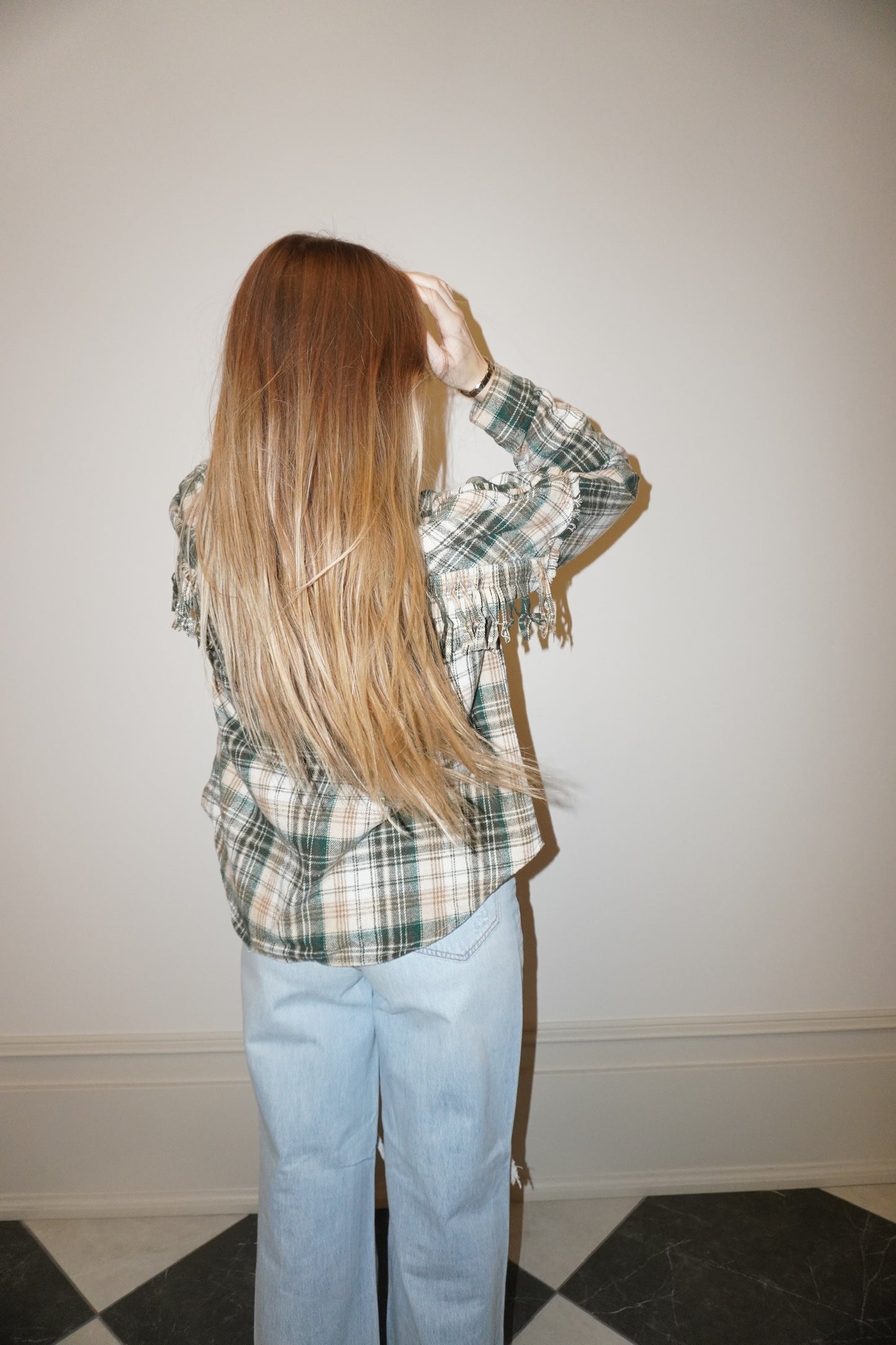 CHRISTMAS TREE FARM FRINGE - FLANNEL