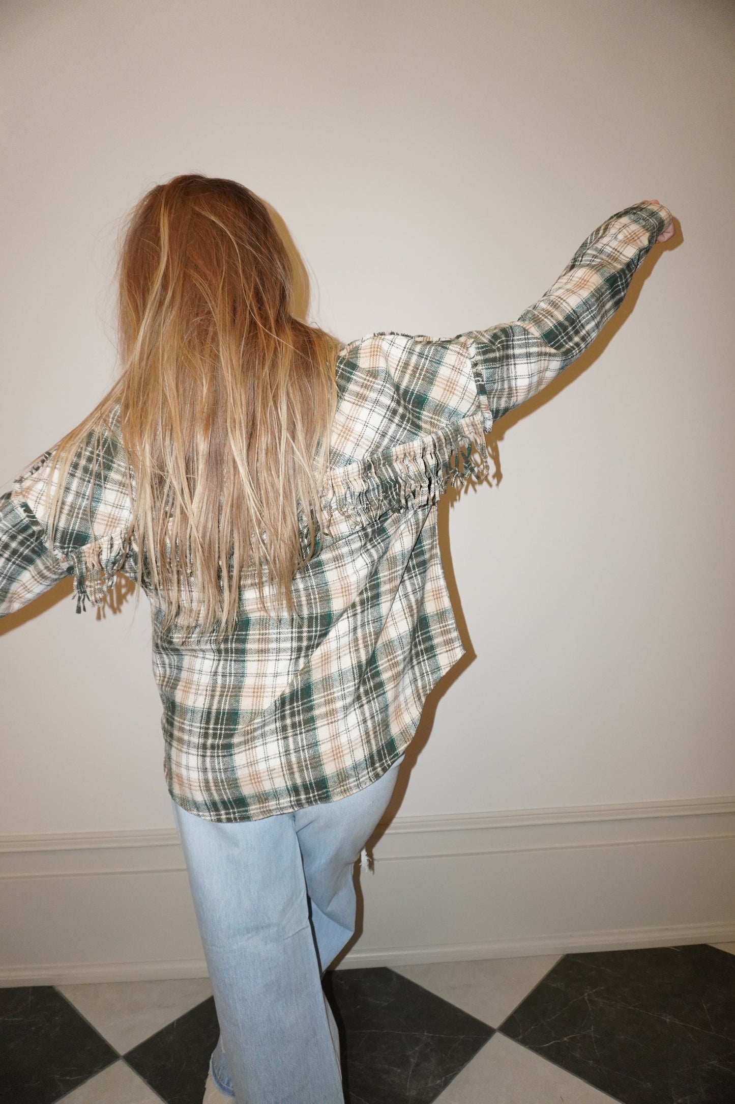 CHRISTMAS TREE FARM FRINGE - FLANNEL