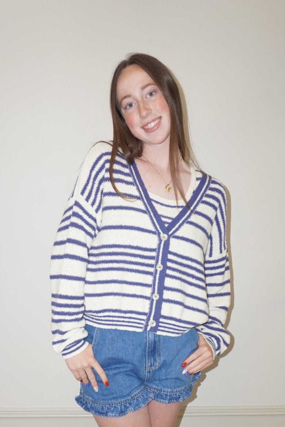 SEA-ING STRIPES - CARDI (SET)
