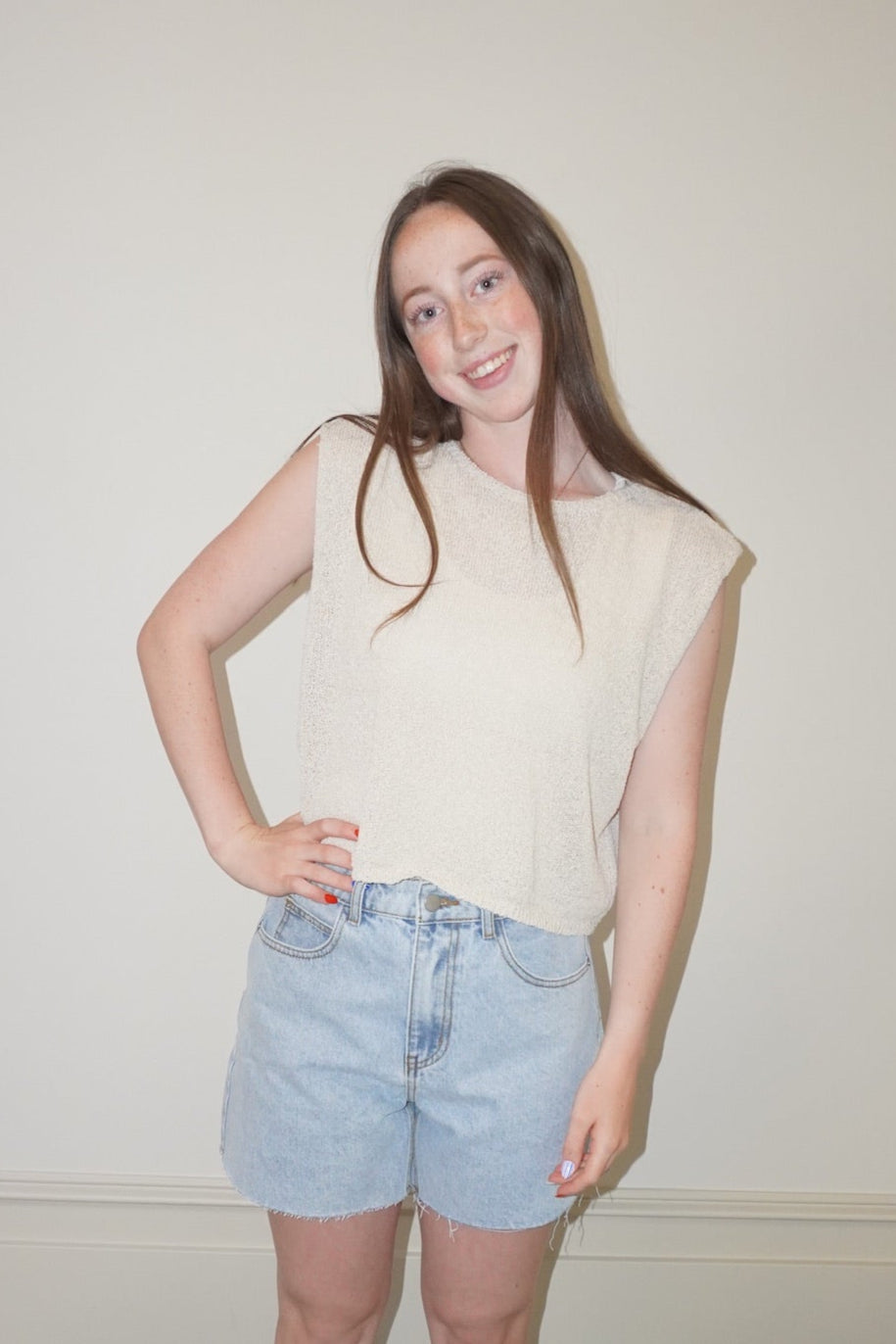 CAP IT OFF - SWEATER TANK