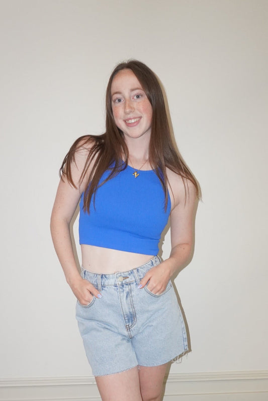 TEASE ME - TANK (BLUEBERRY)