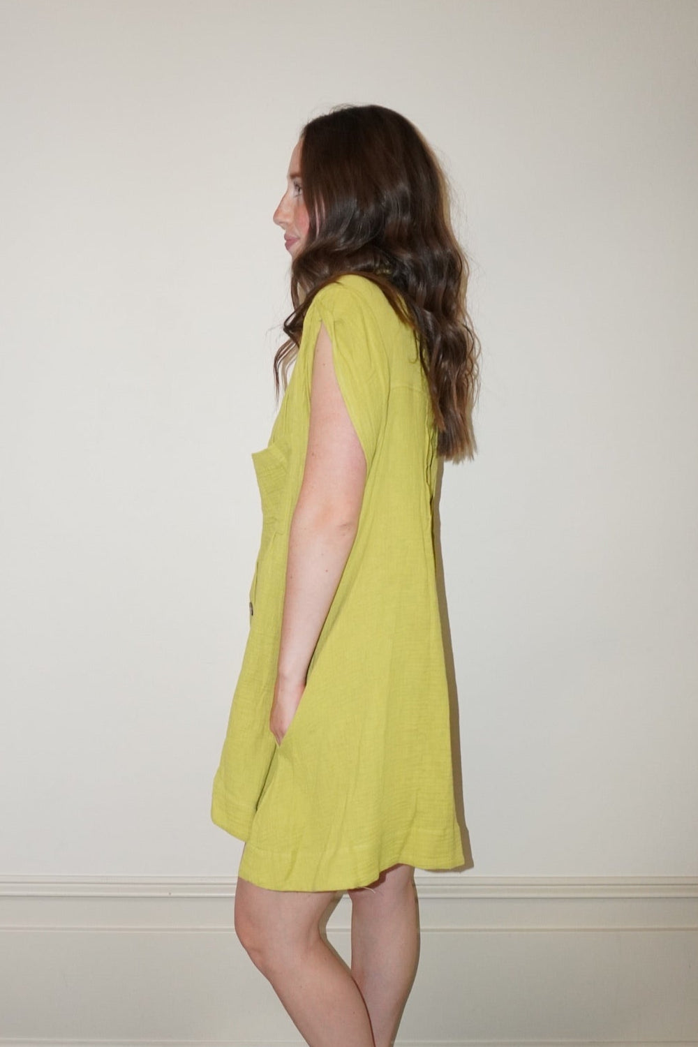 THE WRENLY - MINI DRESS (PISTACHIO)