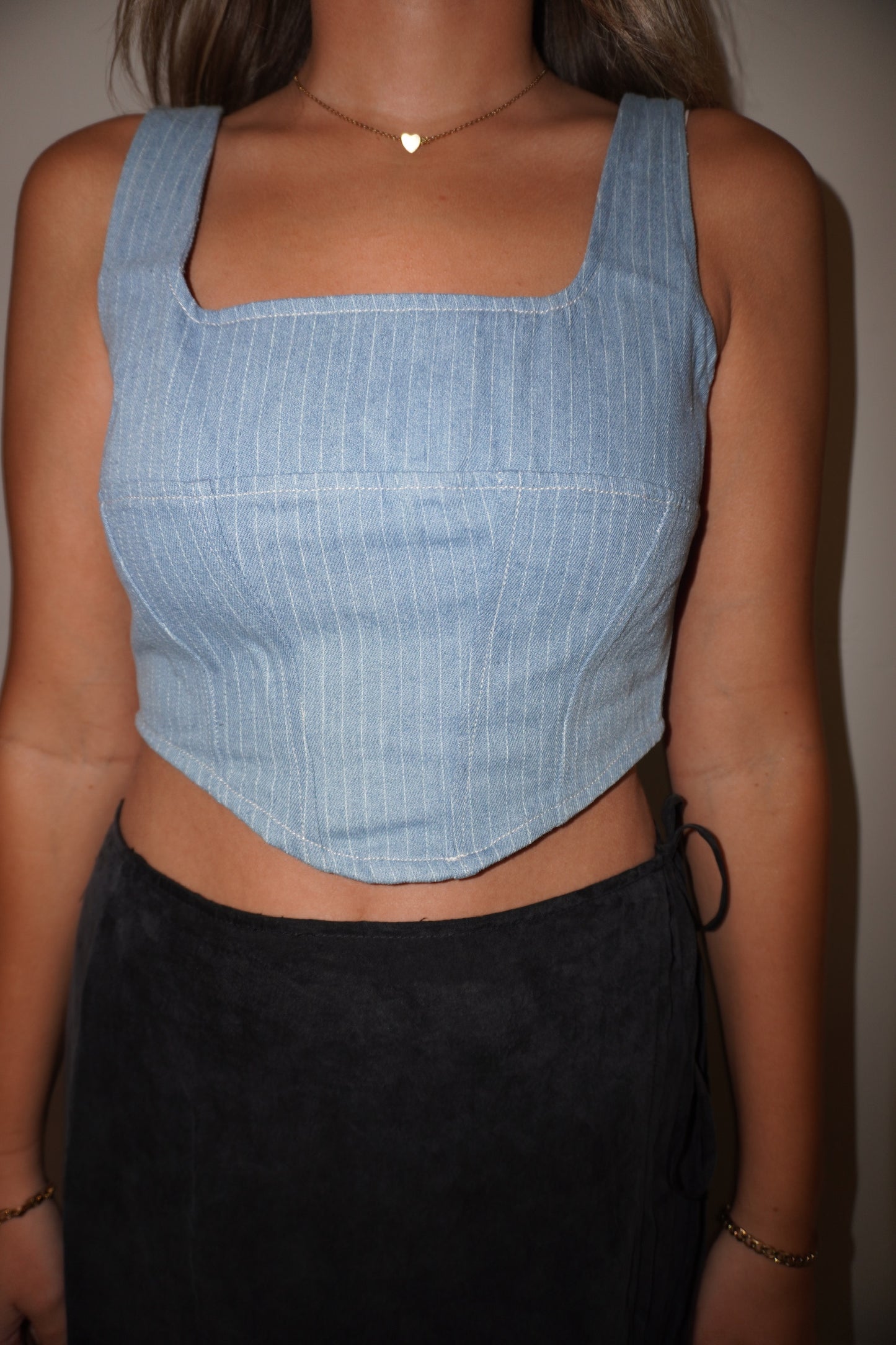 PINSTRIPE PROBLEMS - CORSET