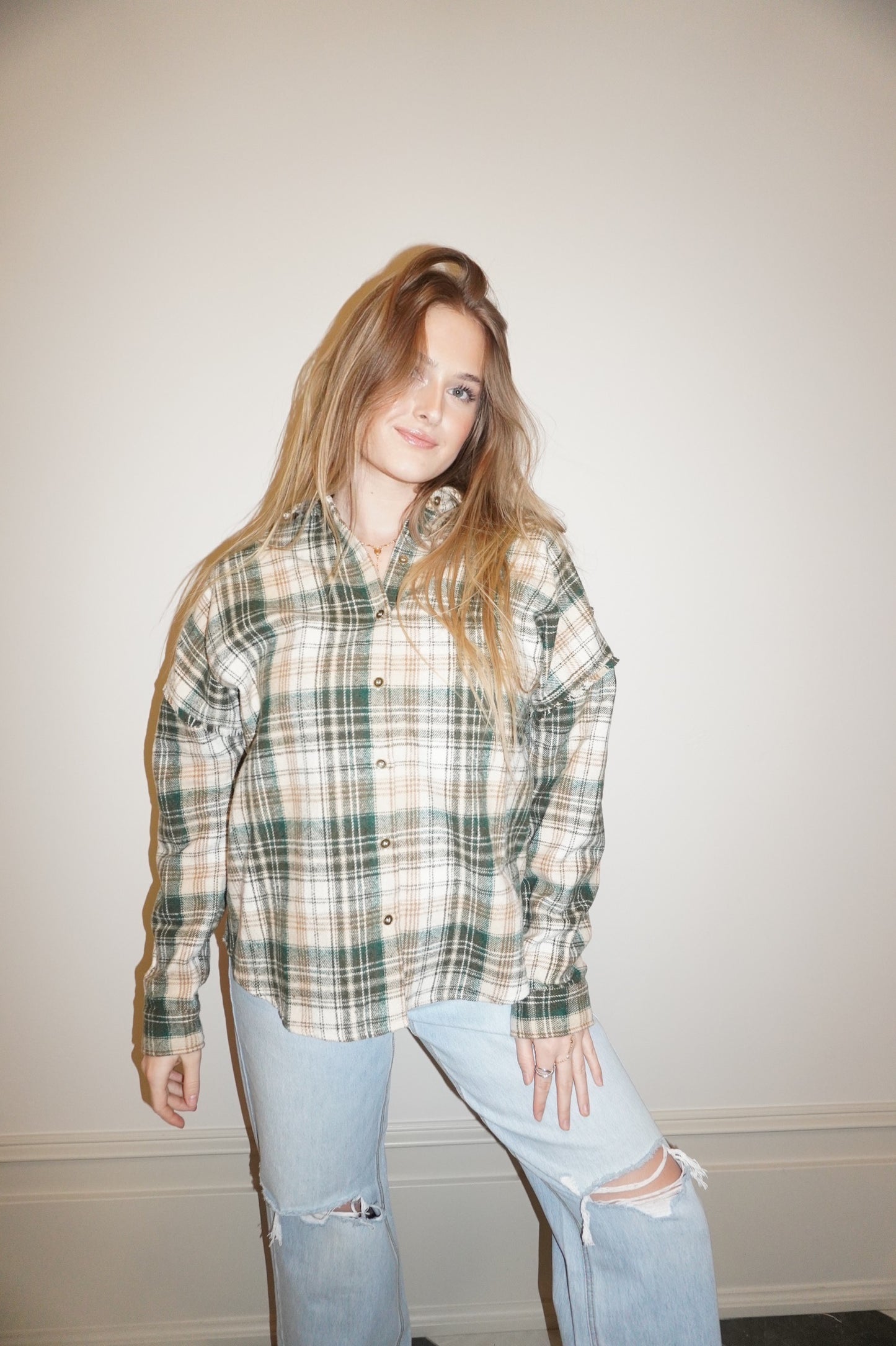 CHRISTMAS TREE FARM FRINGE - FLANNEL