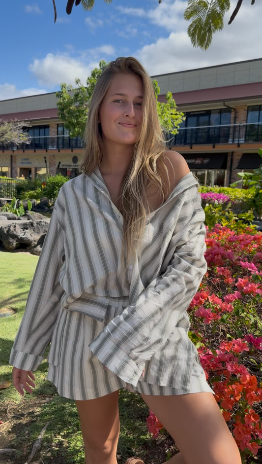 SARASOTA STRIPE (SET) - SHORTS