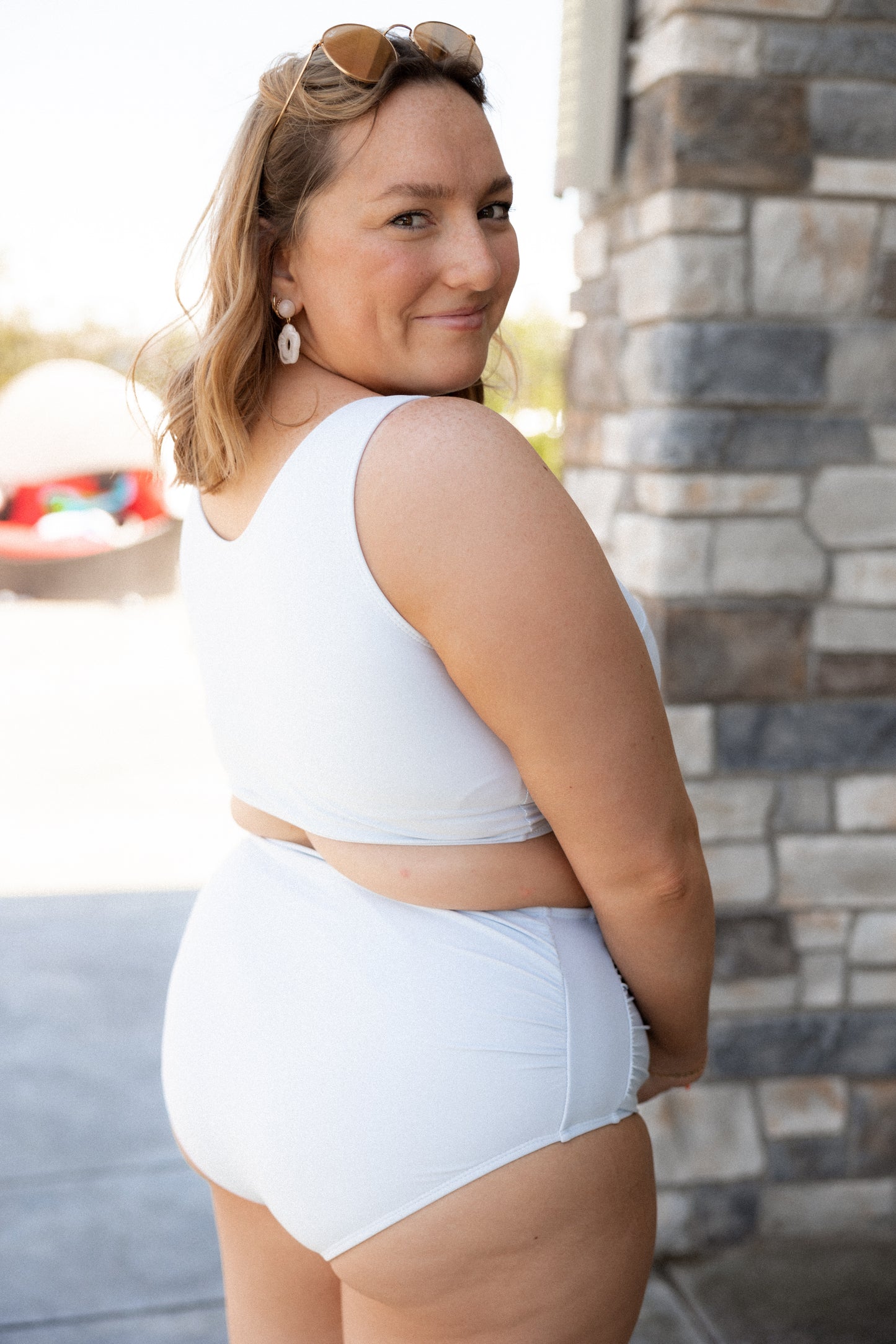 FEELIN' BREEZY RUCHED - BIKINI BOTTOMS