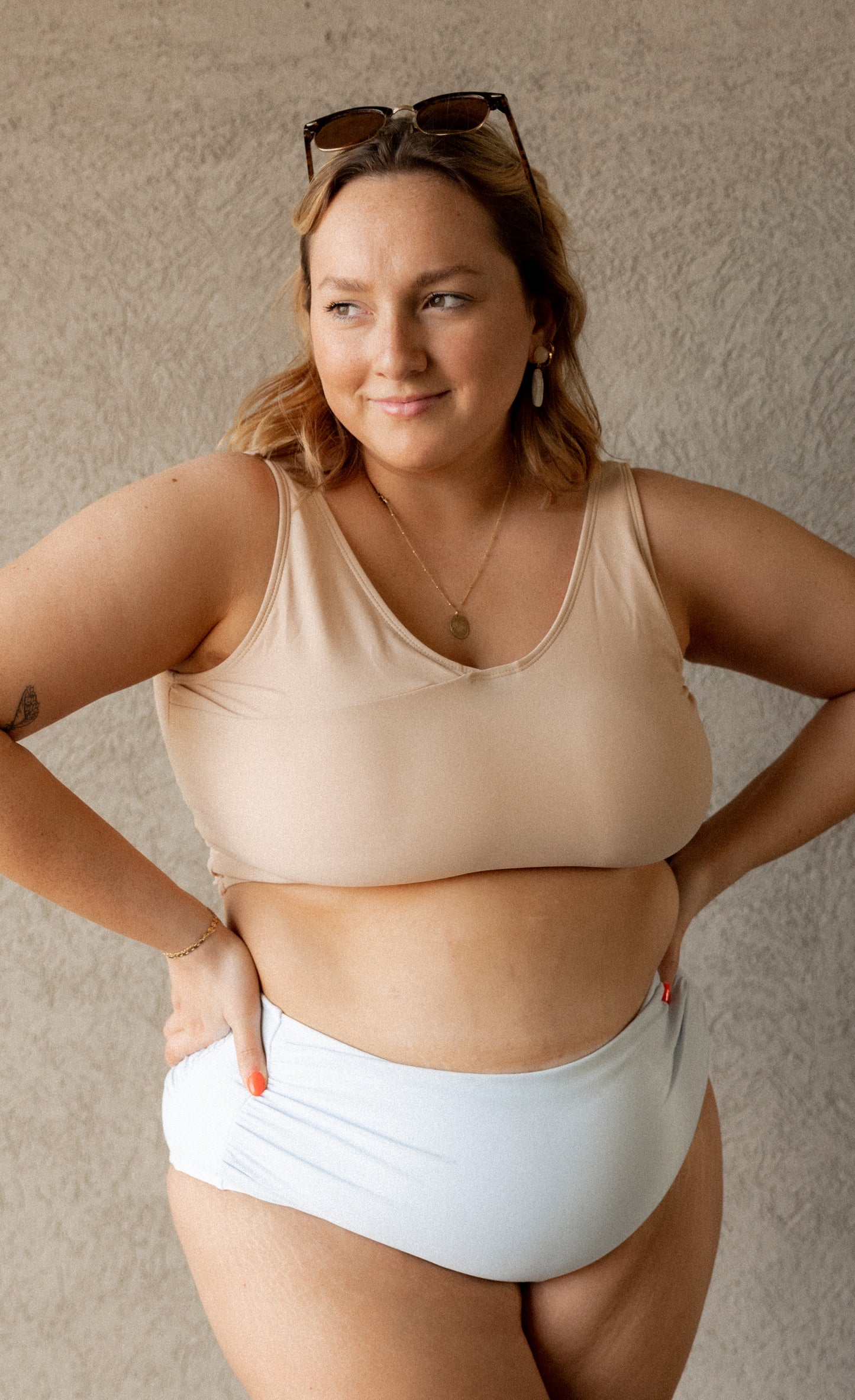 BEACH YOU TO IT (REVERSIBLE) BIKINI TOP - FINAL SALE