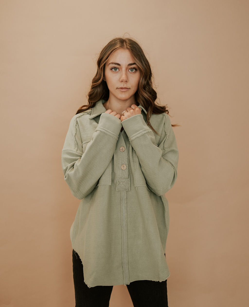 CHATEAU PULL OVER - FERN