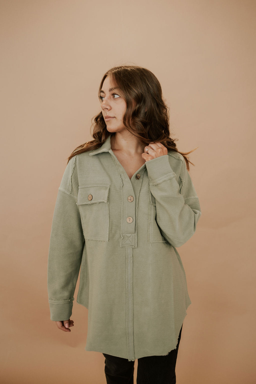 CHATEAU PULL OVER - FERN