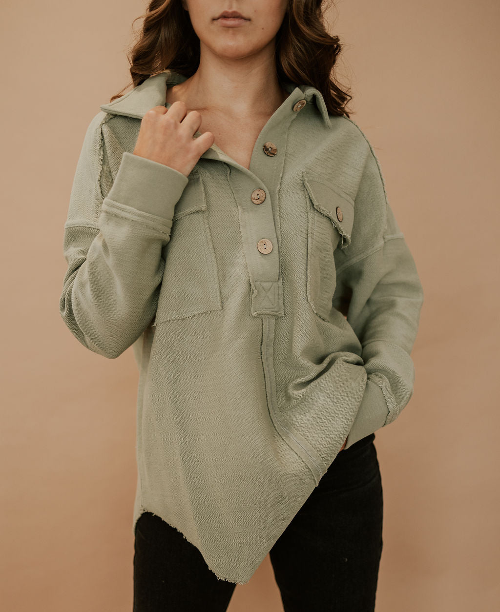 CHATEAU PULL OVER - FERN
