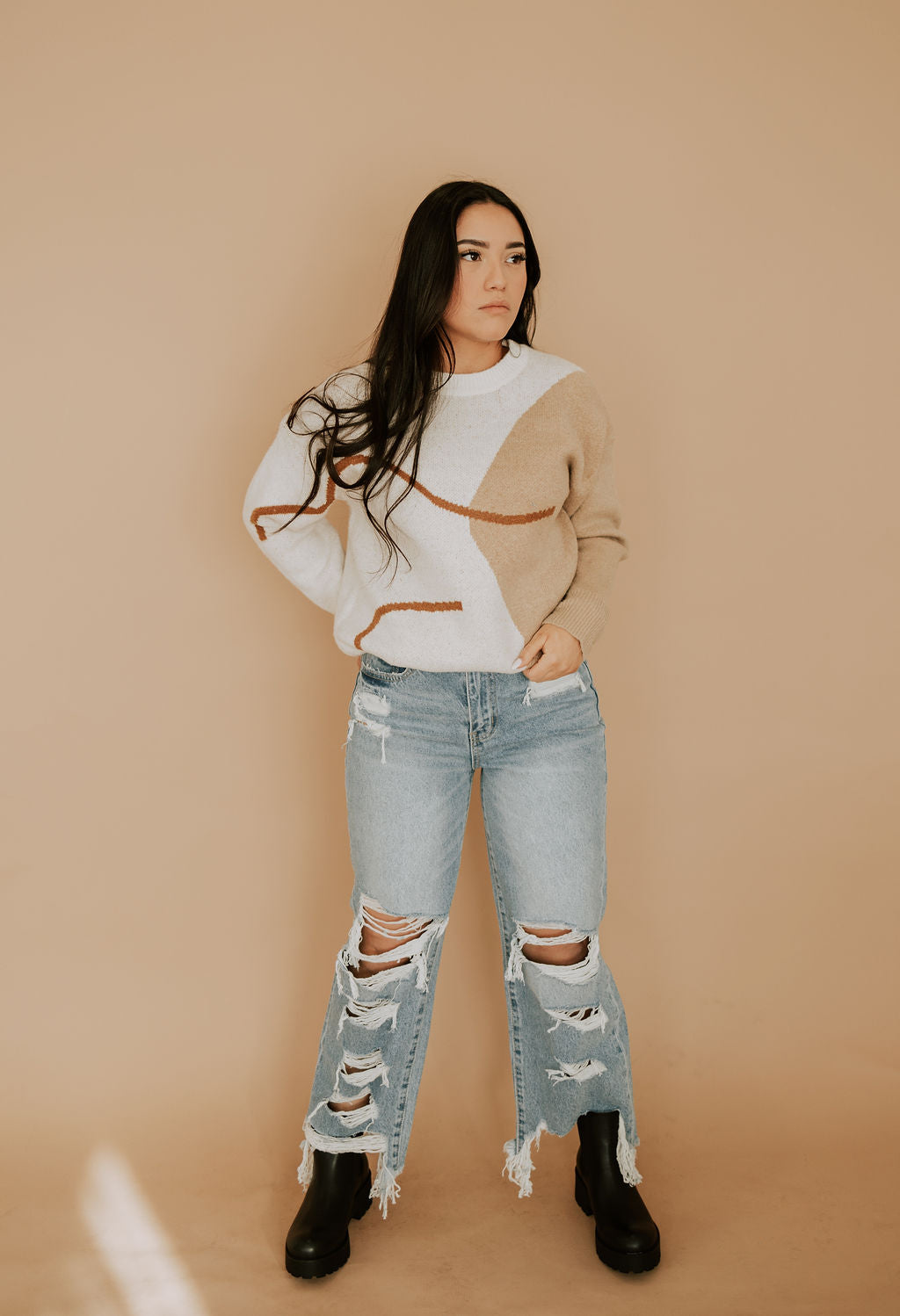 WESTERN SAND SWEATER
