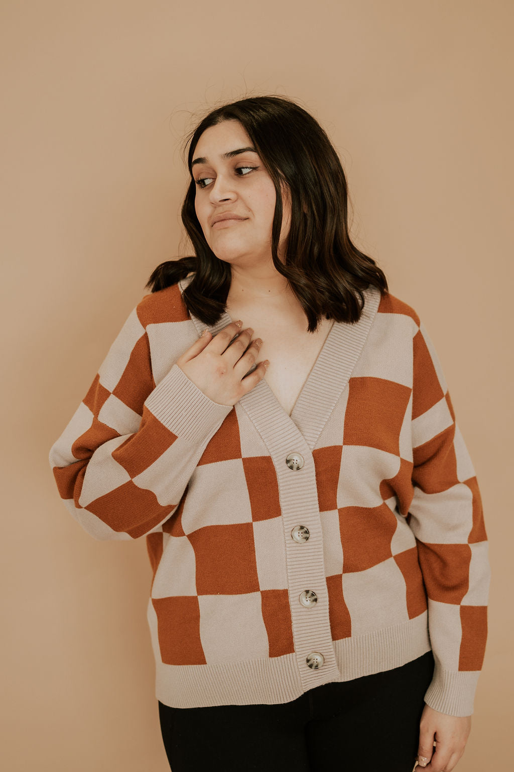 CHECKERED PAST - CARDIGAN