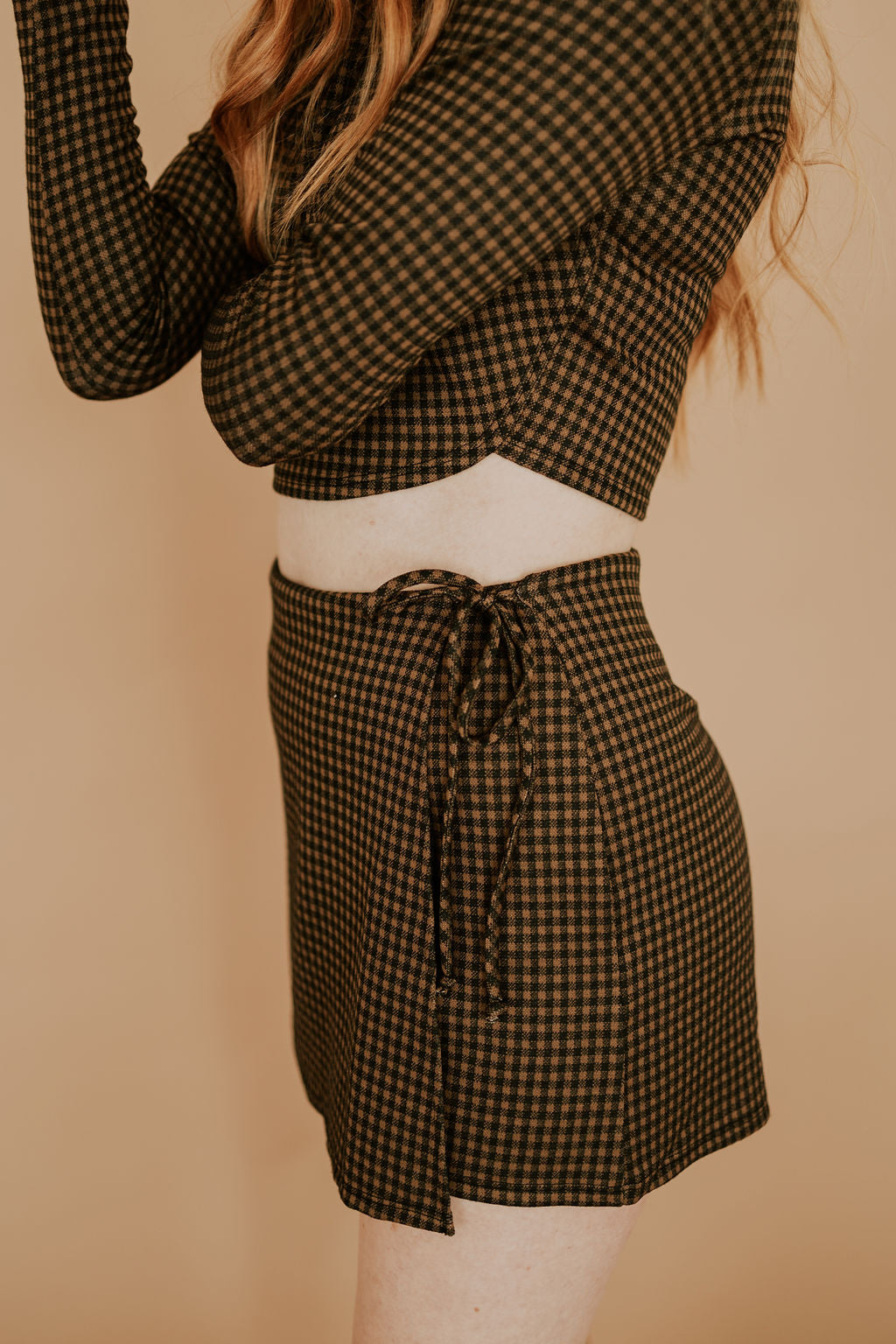 PECAN PLAID - SKORT