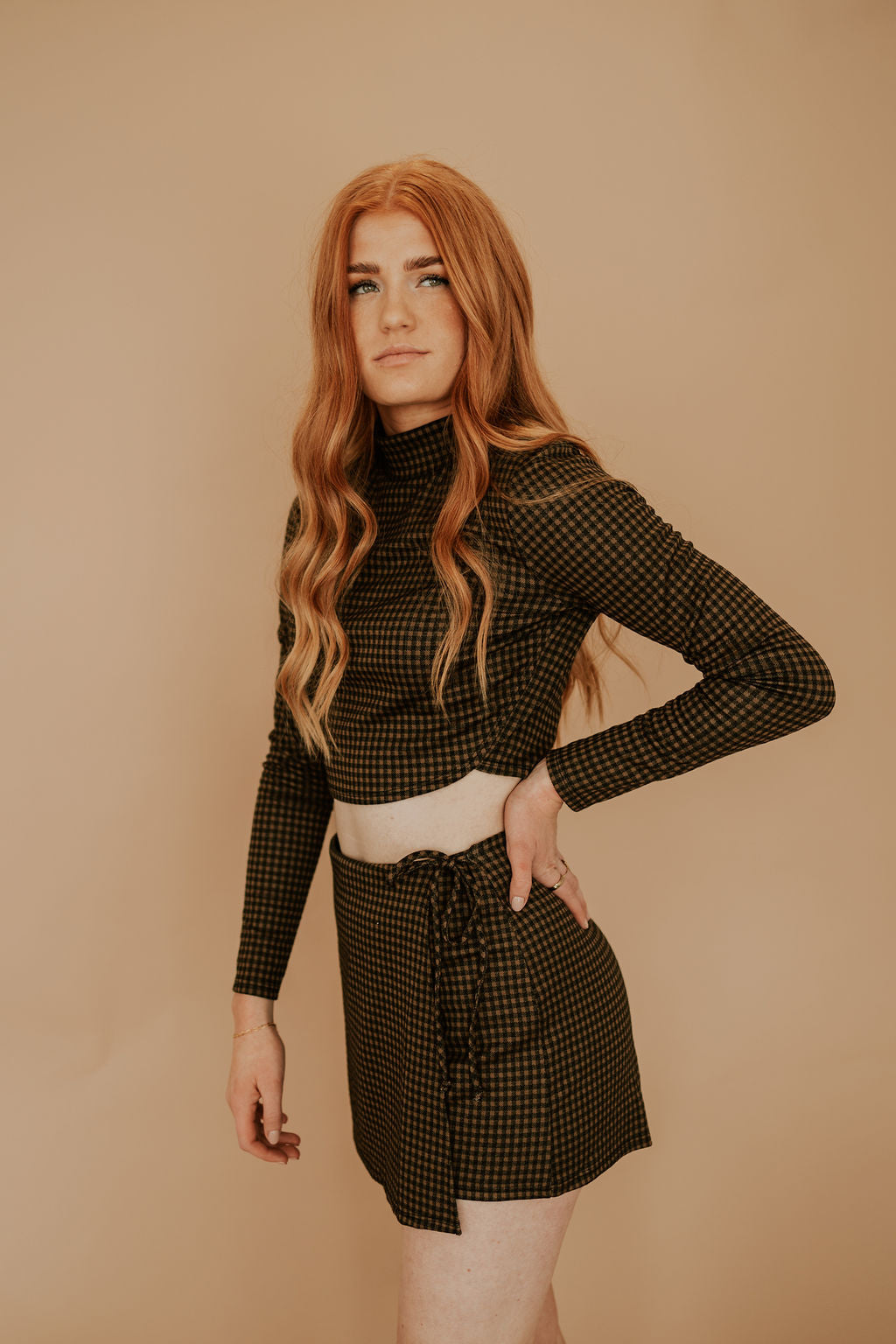 PECAN PLAID - SKORT