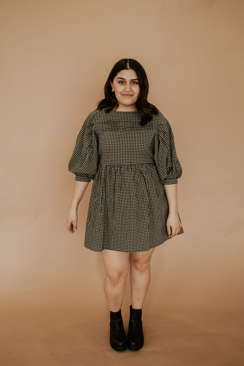 TRIXIE PLAID - MINI DRESS