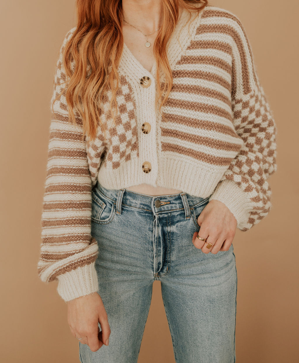 BECKY BEIGE - CARDIGAN