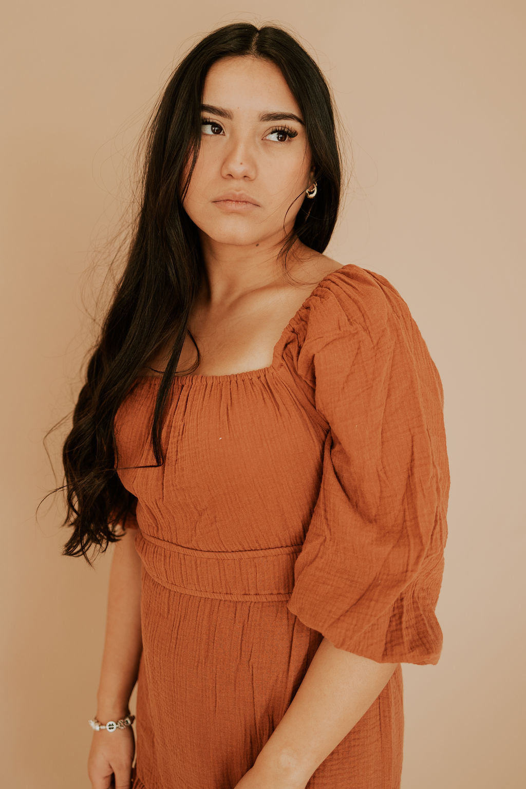 EMBER TIE MINI DRESS - FINAL SALE