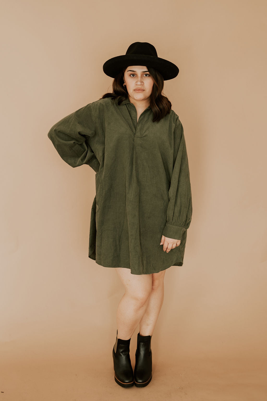 LEAVES THAT ARE GREEN - MINI DRESS