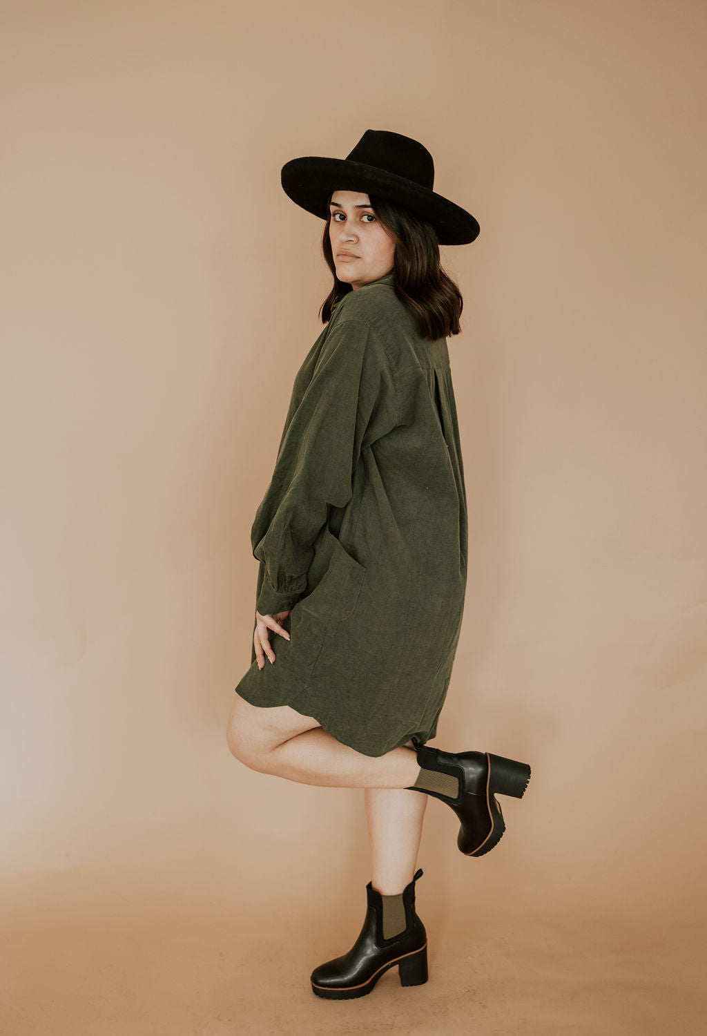 LEAVES THAT ARE GREEN - MINI DRESS
