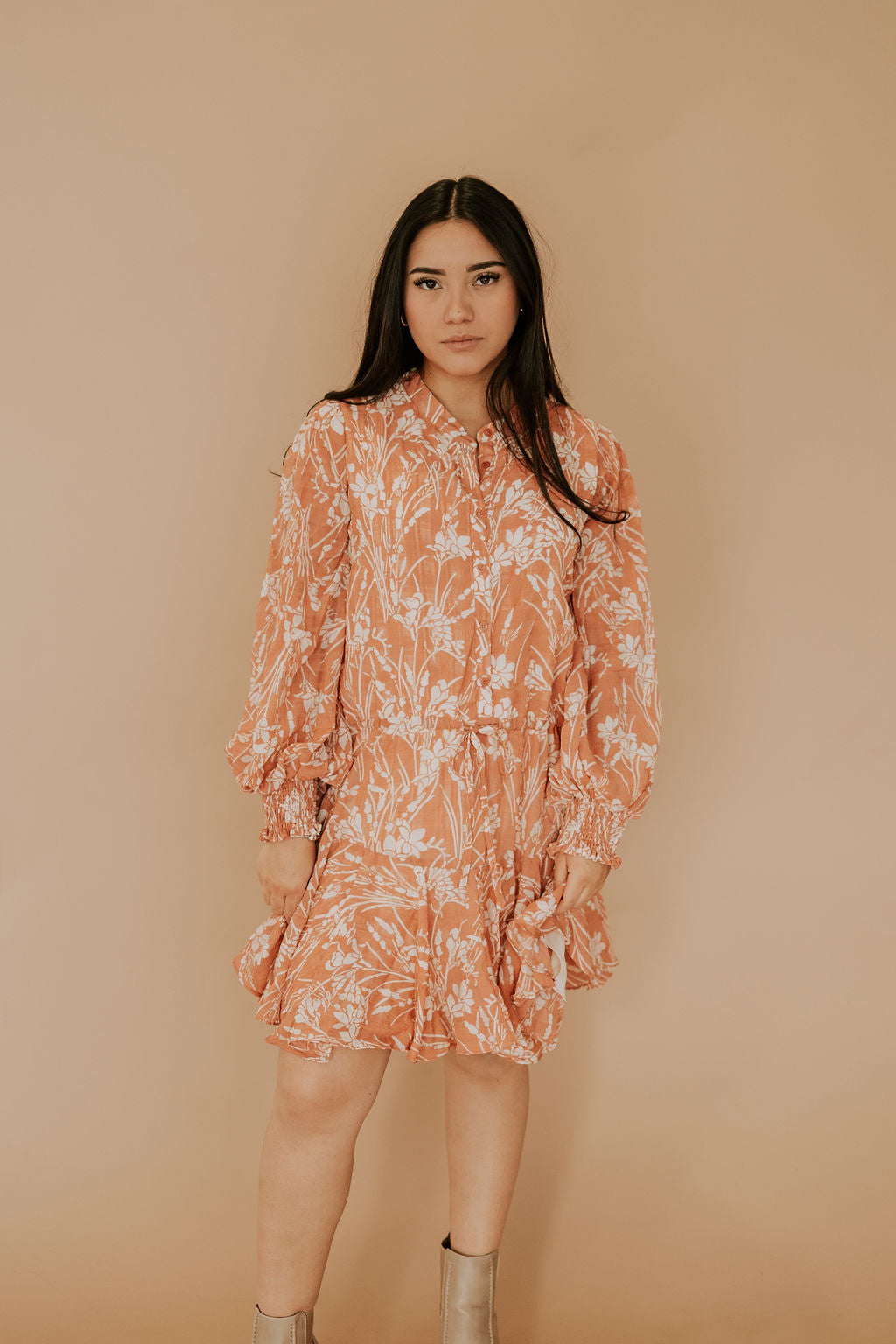 MAIZE FLORAL - DRESS