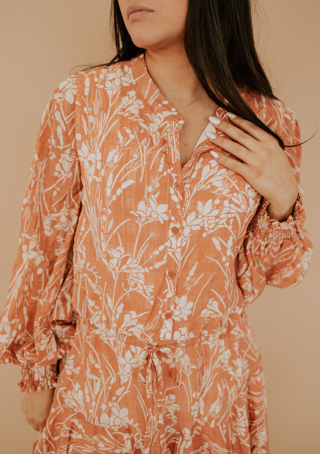 MAIZE FLORAL - DRESS