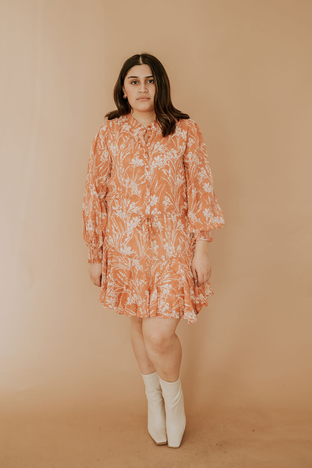 MAIZE FLORAL - DRESS