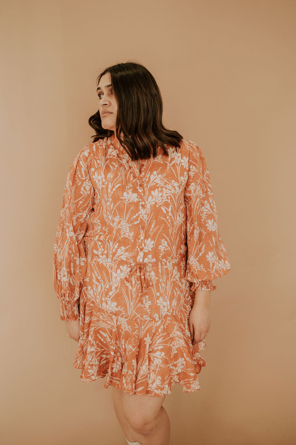MAIZE FLORAL - DRESS
