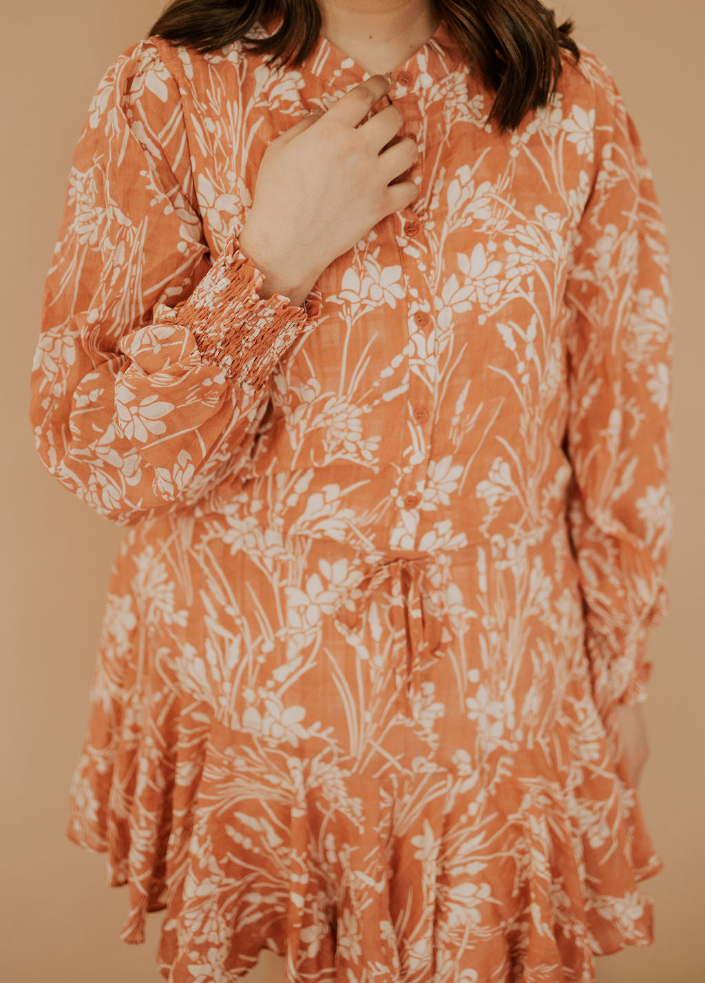MAIZE FLORAL - DRESS
