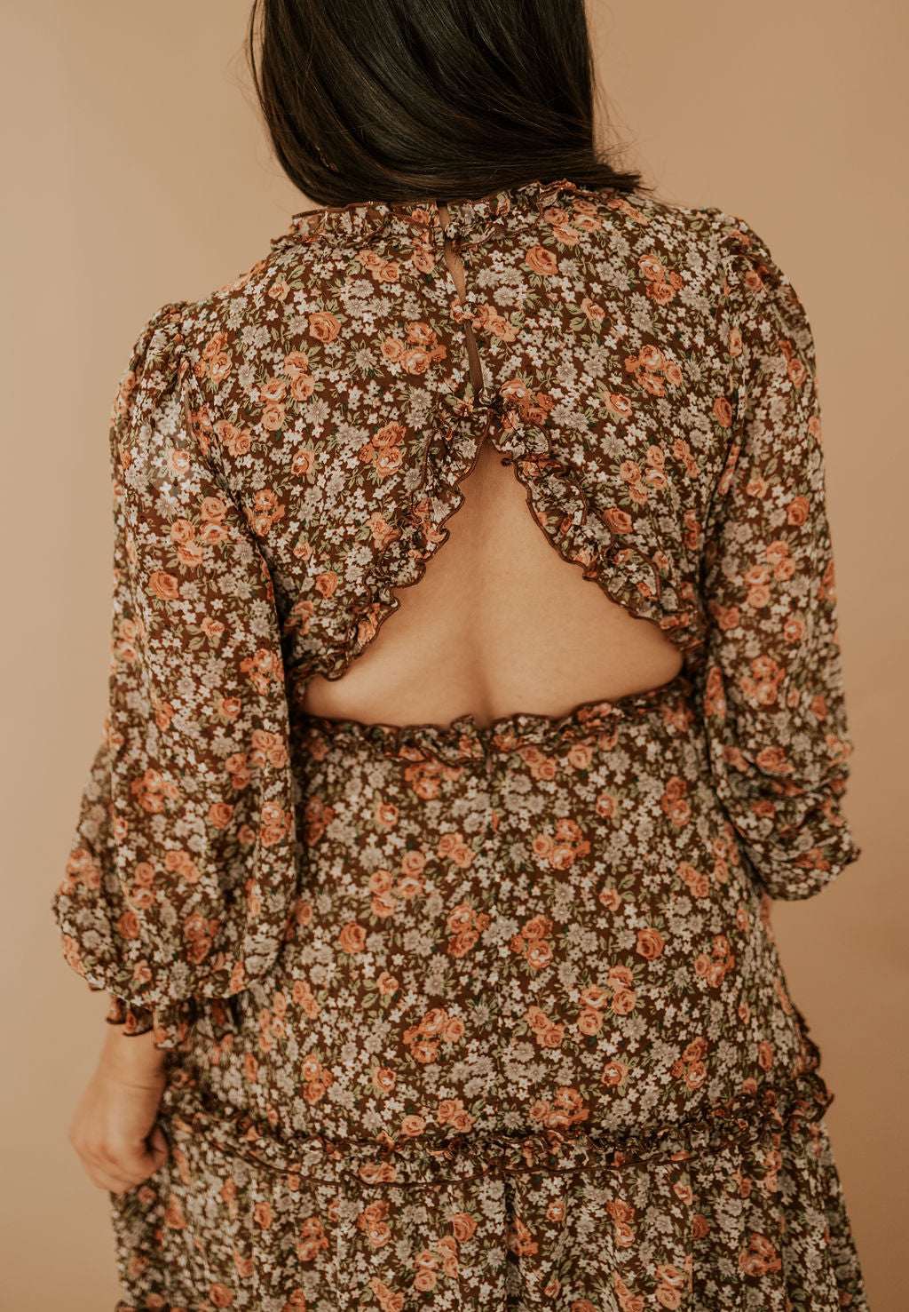 AUTUMN IN NEW YORK FLORAL - DRESS