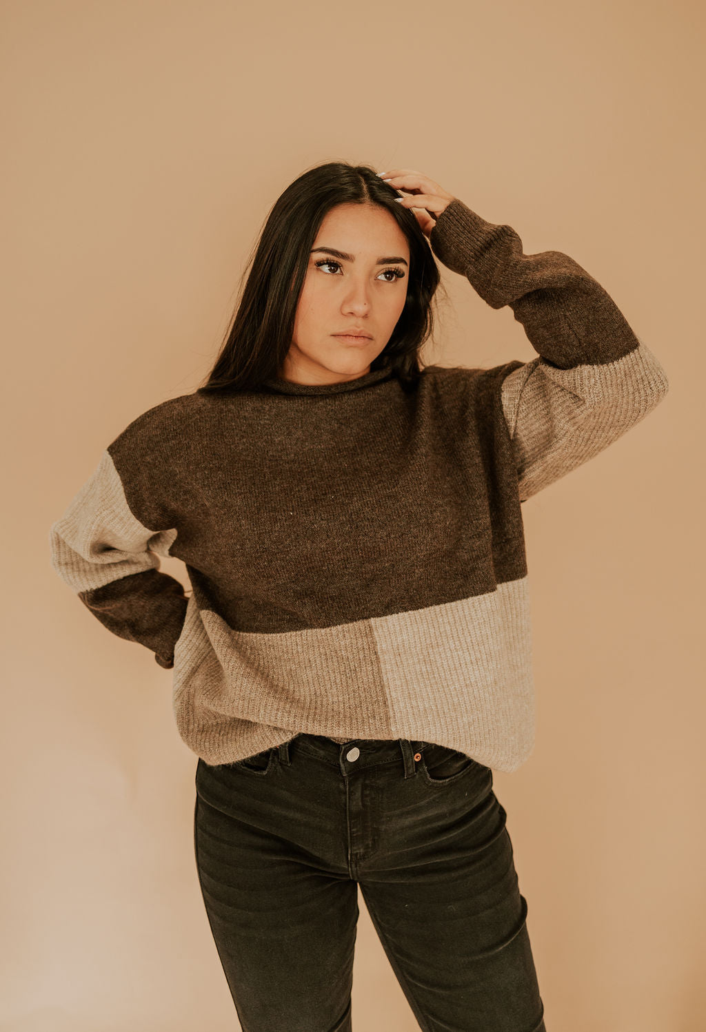 MONOCHROMATIC MOCHA- SWEATER