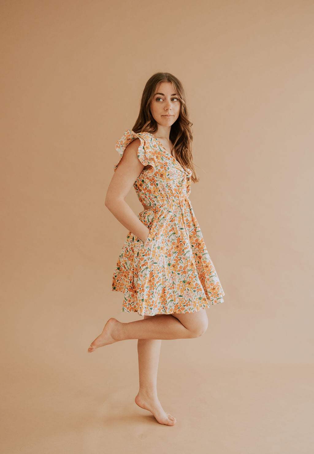 JUST PEACHY - DRESS
