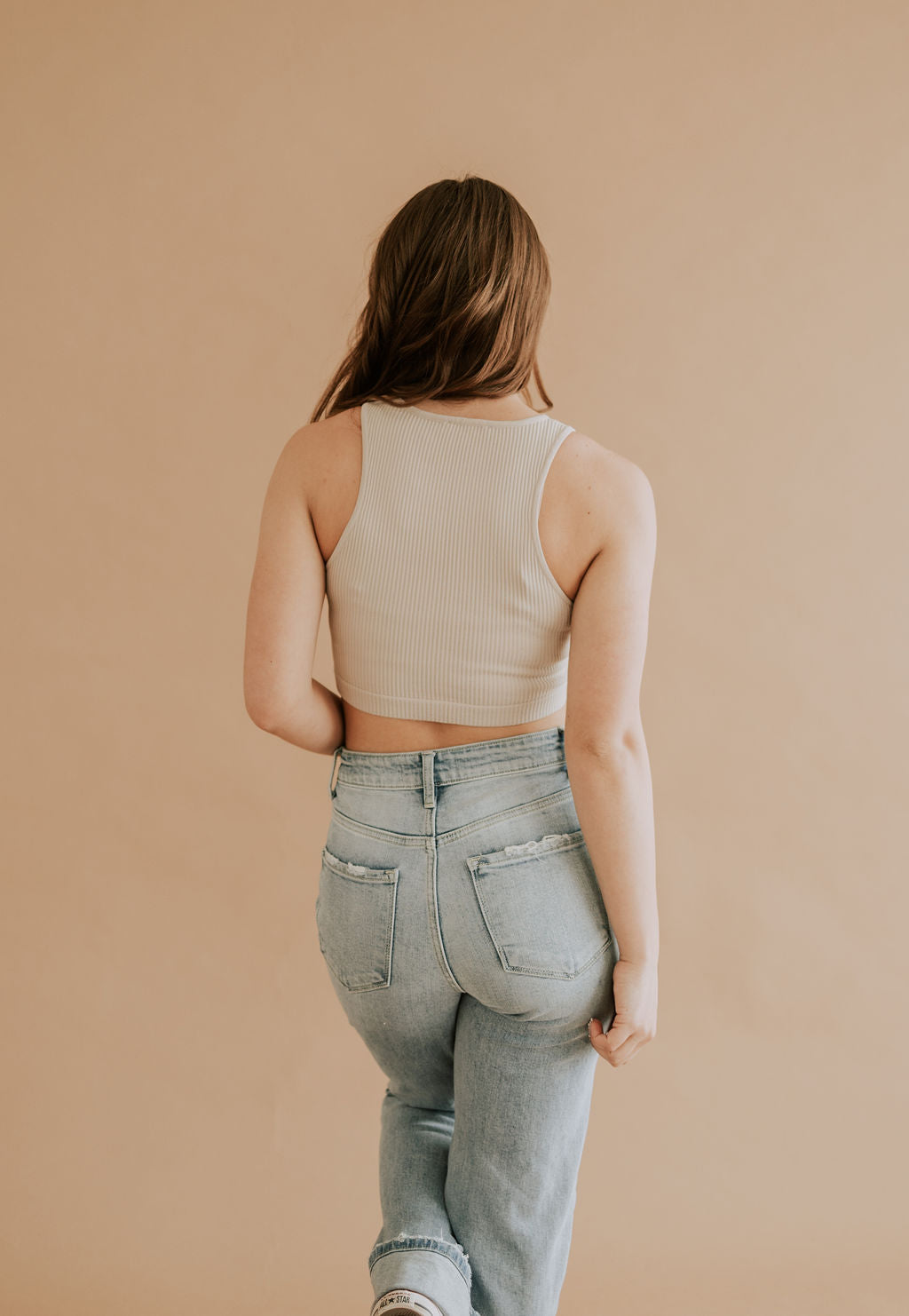 LIZA - TANK IN TAUPE