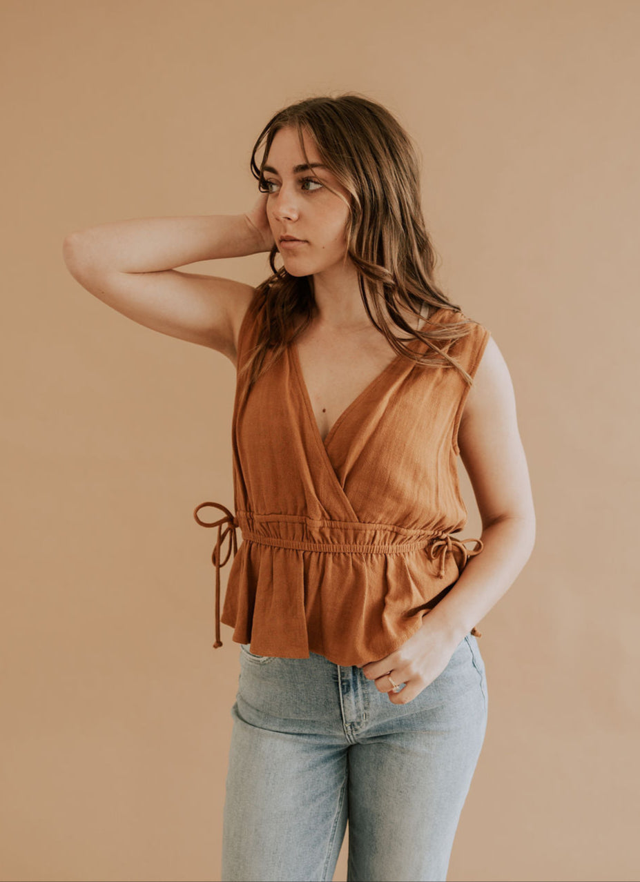 ORANGE SKY TOP - FINAL SALE