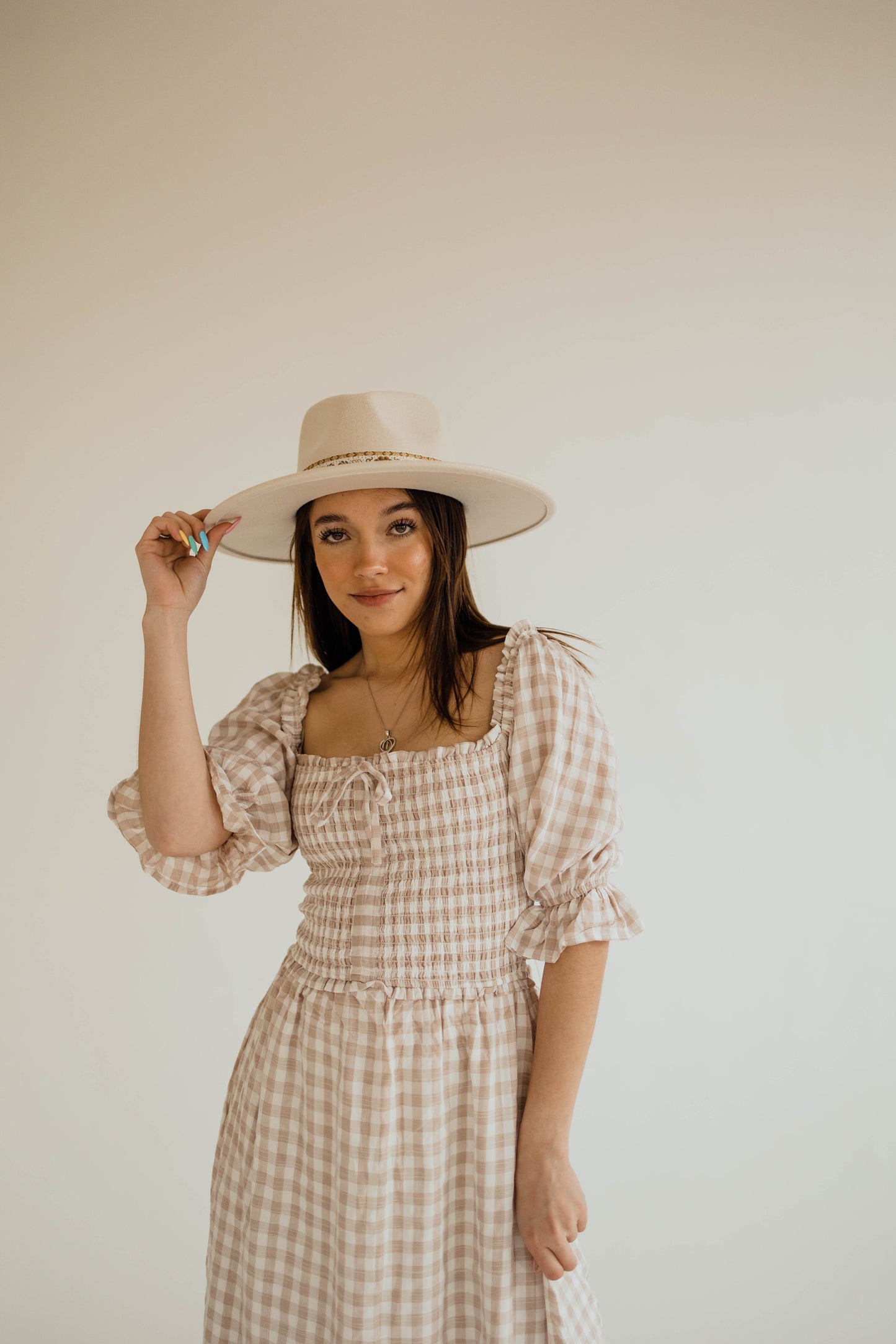 GINGHAM HERE - MIDI DRESS