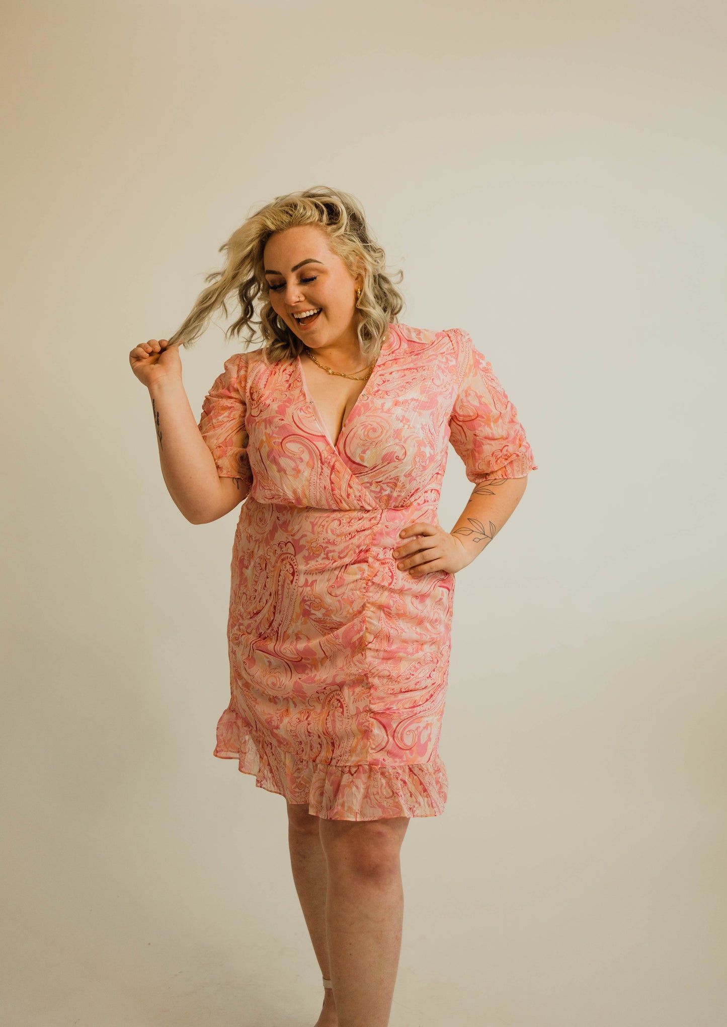 THE SOPHIA PAISLEY MINI DRESS — FINAL SALE