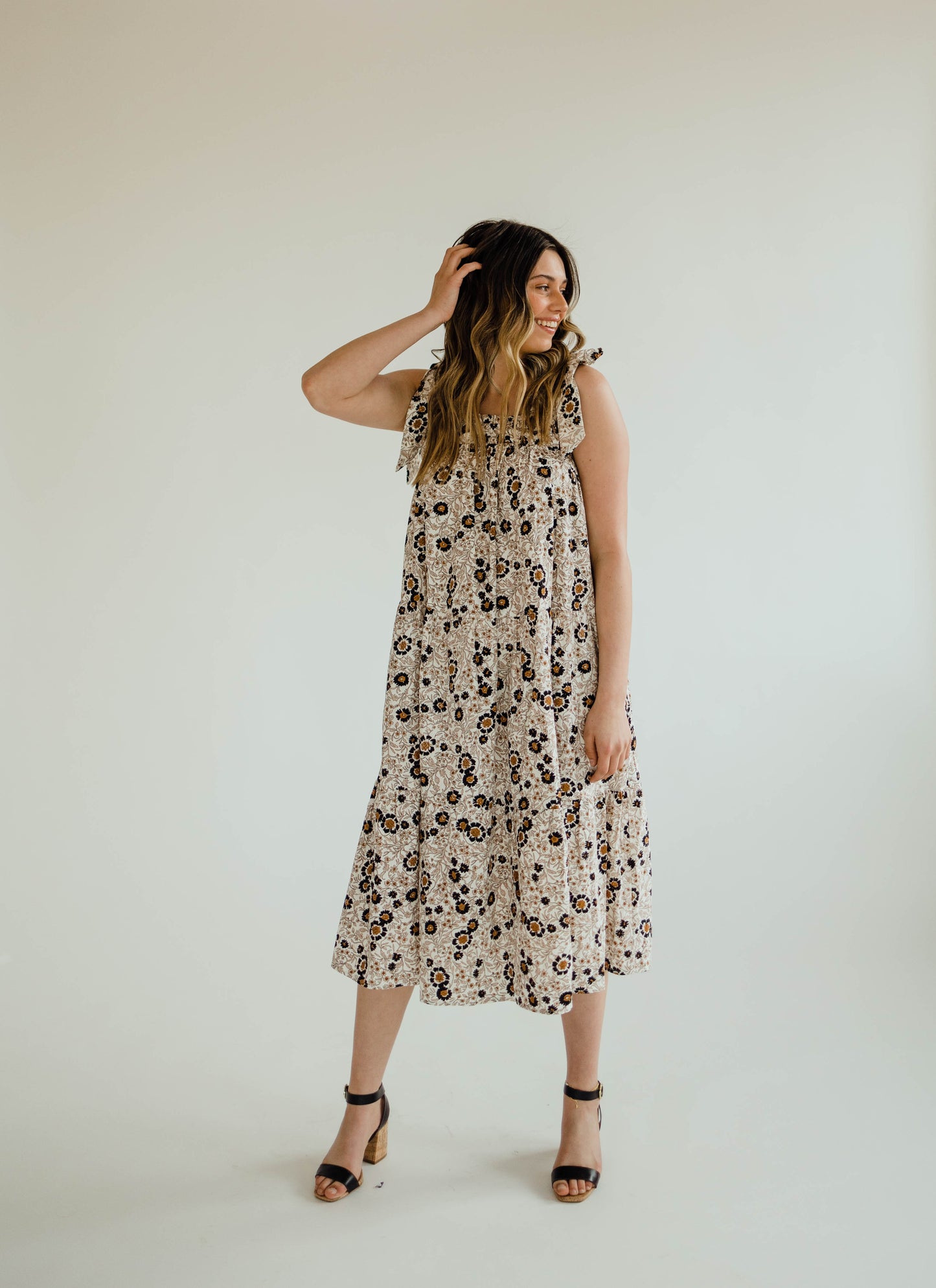LOOKING AS FRESH AS A DAISY - MIDI DRESS