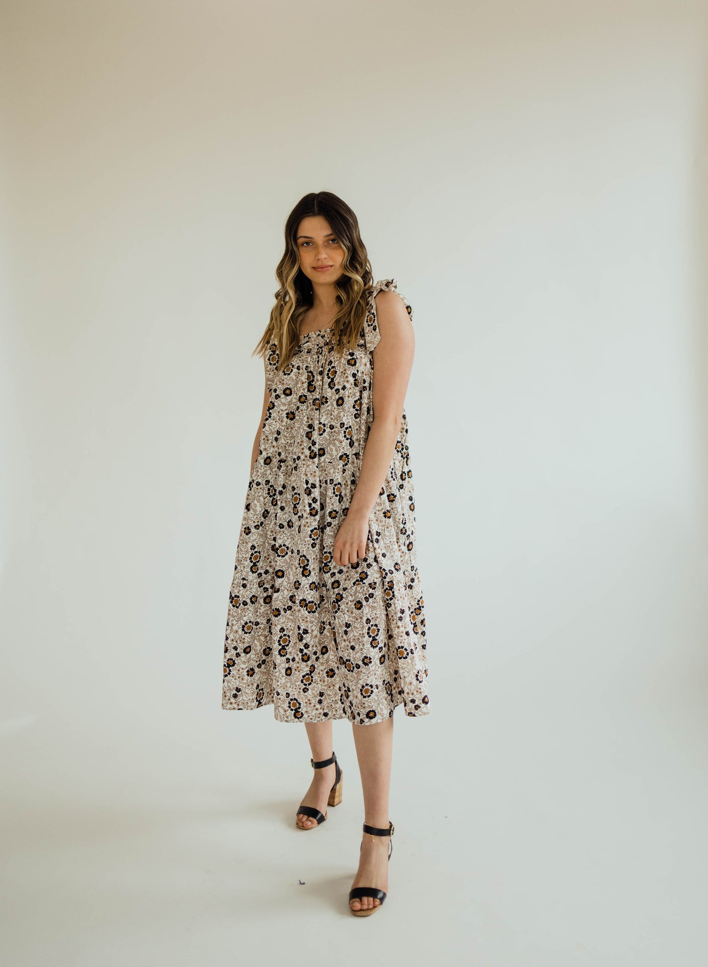 LOOKING AS FRESH AS A DAISY - MIDI DRESS